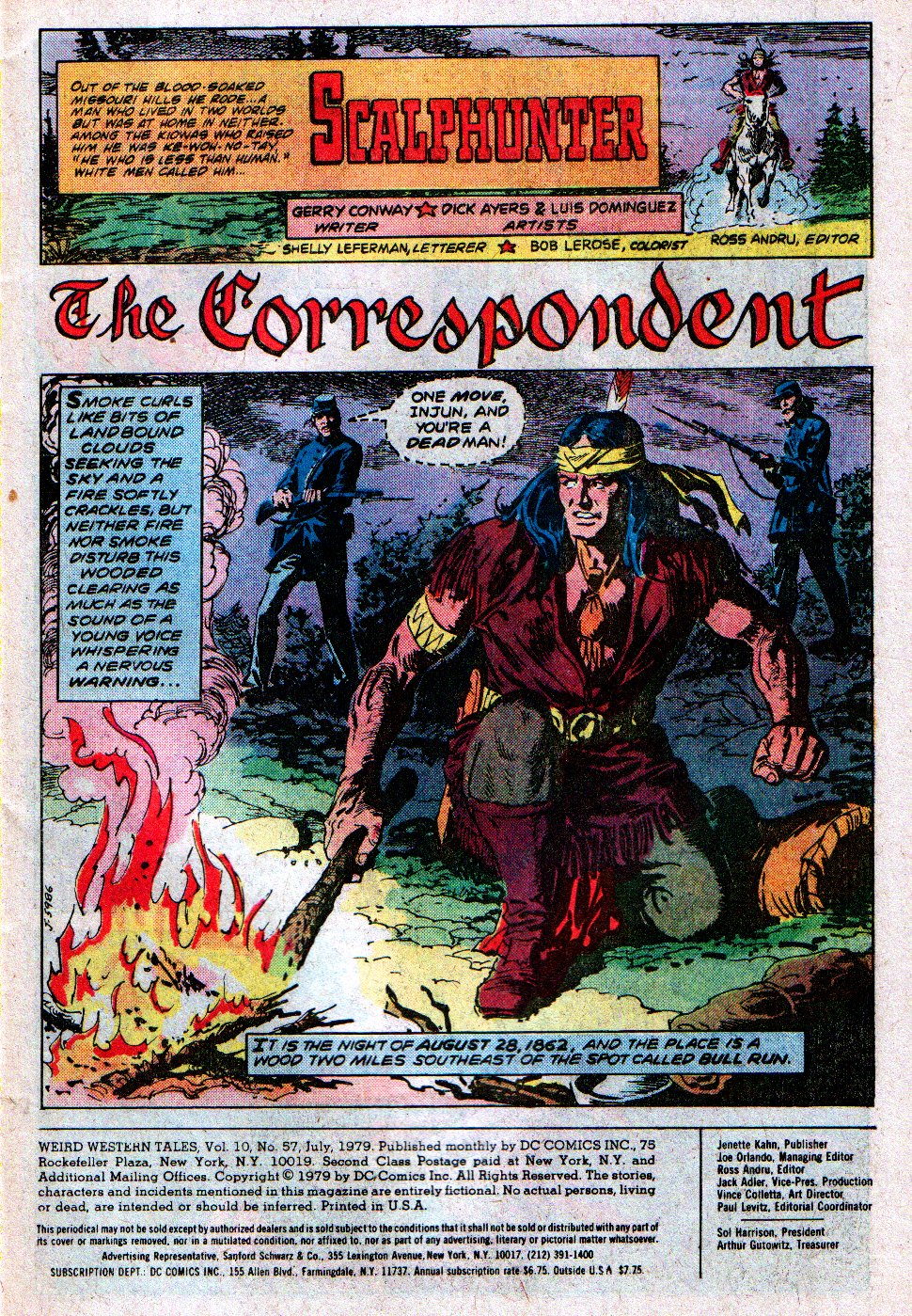 Read online Weird Western Tales (1972) comic -  Issue #57 - 2