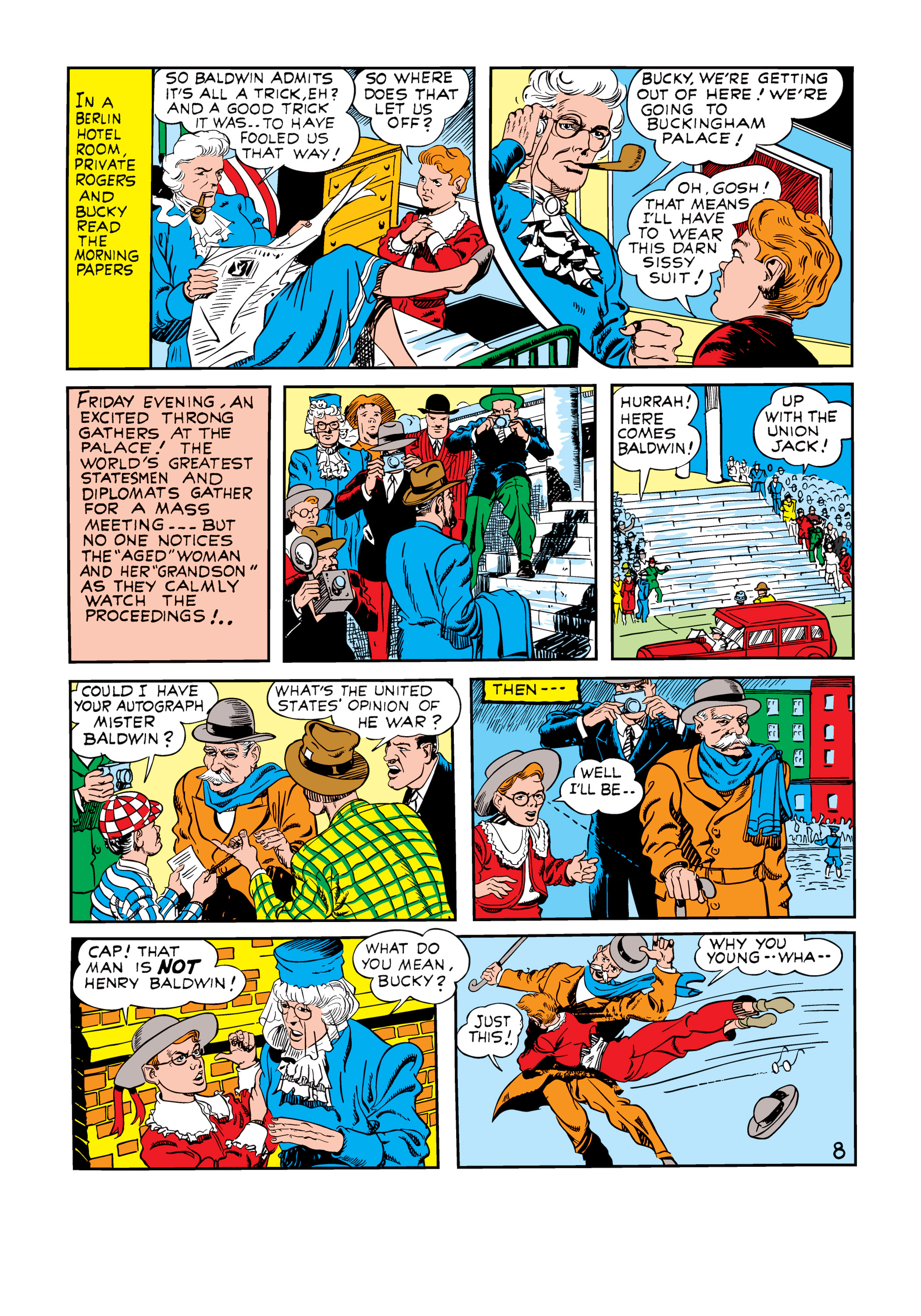 Read online Marvel Masterworks: Golden Age Captain America comic -  Issue # TPB 1 (Part 2) - 1