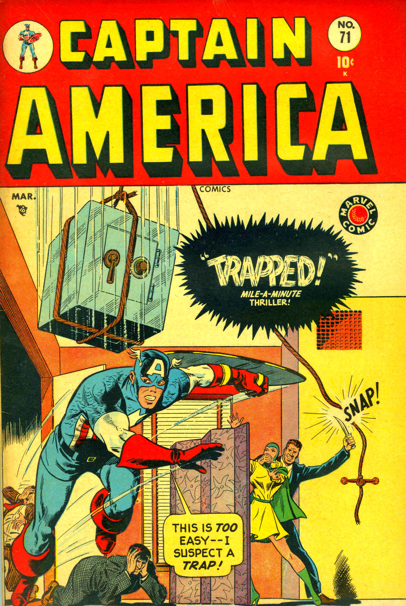 Read online Captain America Comics comic -  Issue #71 - 1