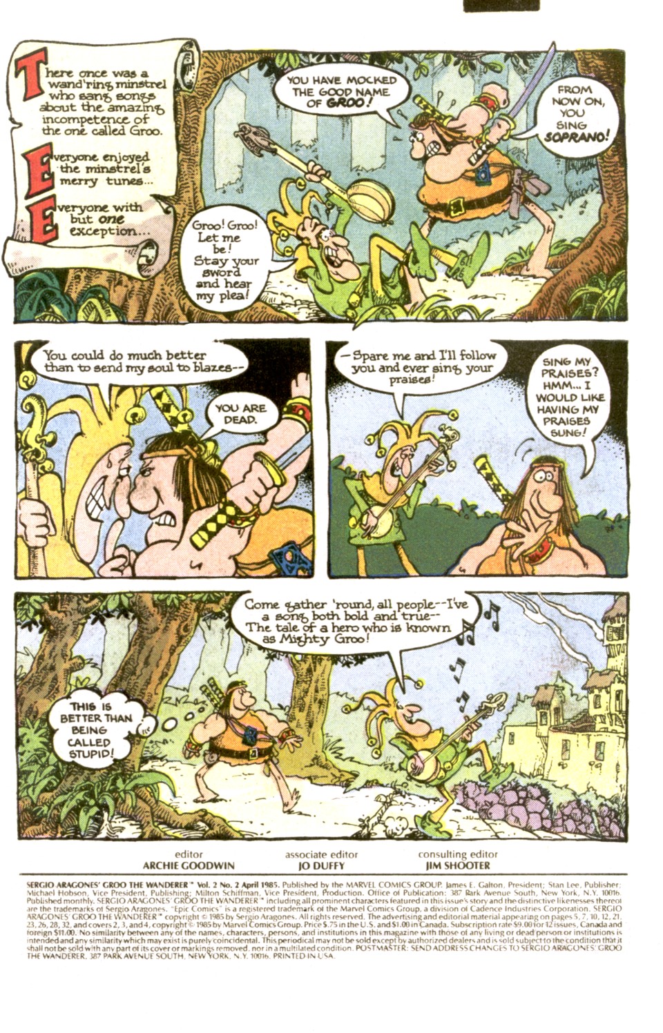 Read online Sergio Aragonés Groo the Wanderer comic -  Issue #2 - 2