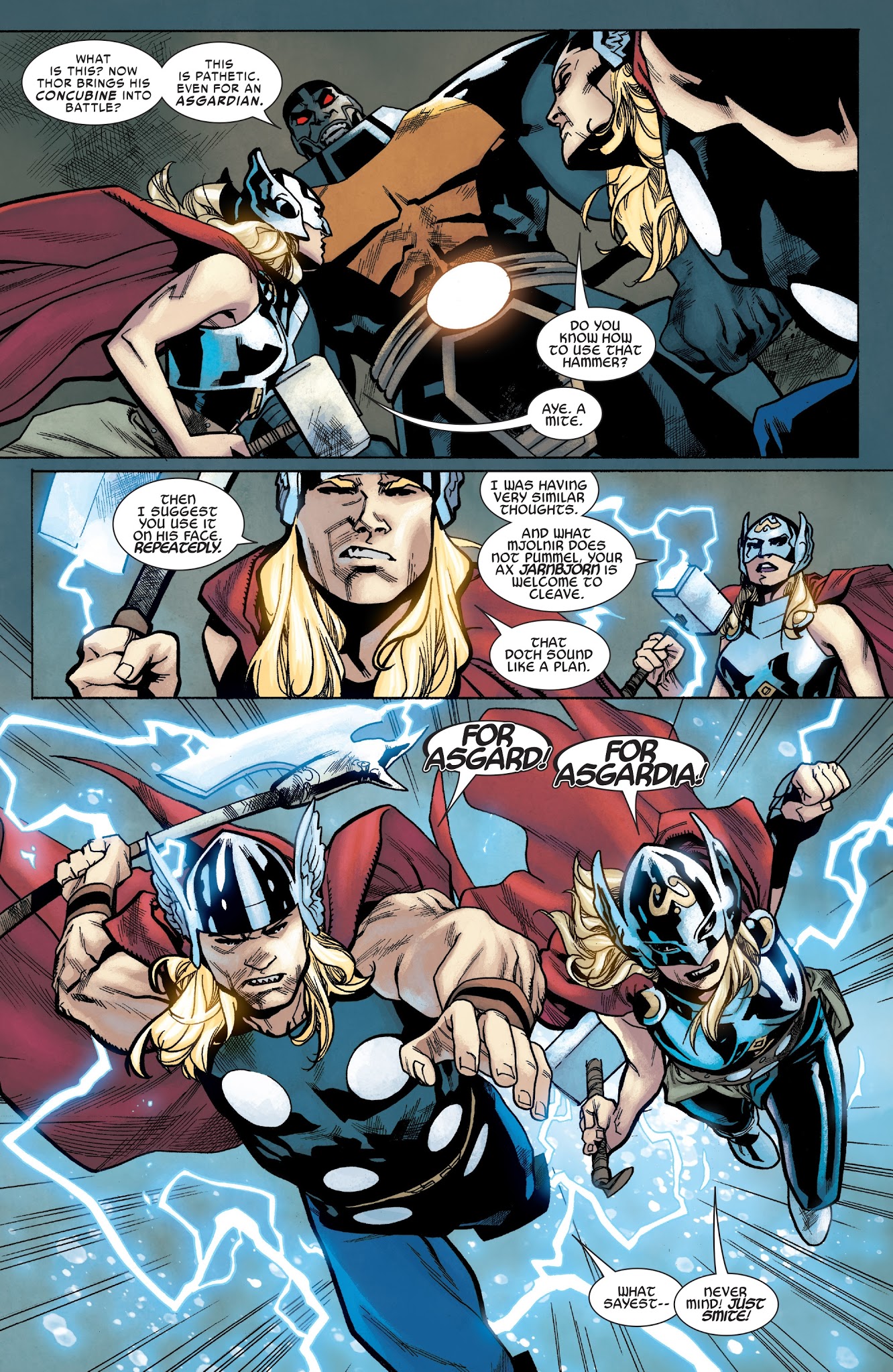 Read online Generations: The Unworthy Thor & The Mighty Thor comic -  Issue # Full - 15