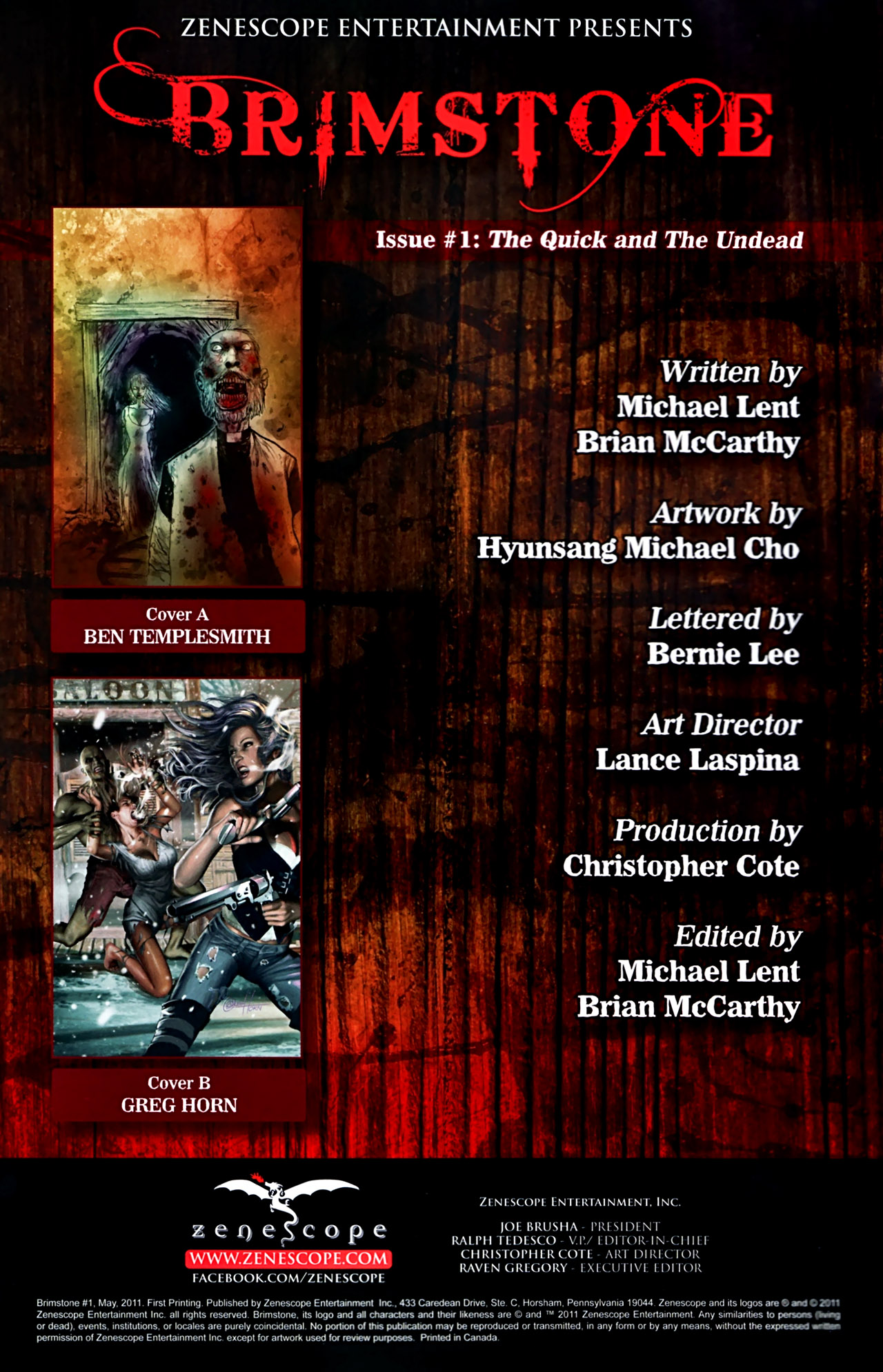 Read online Brimstone comic -  Issue #1 - 3