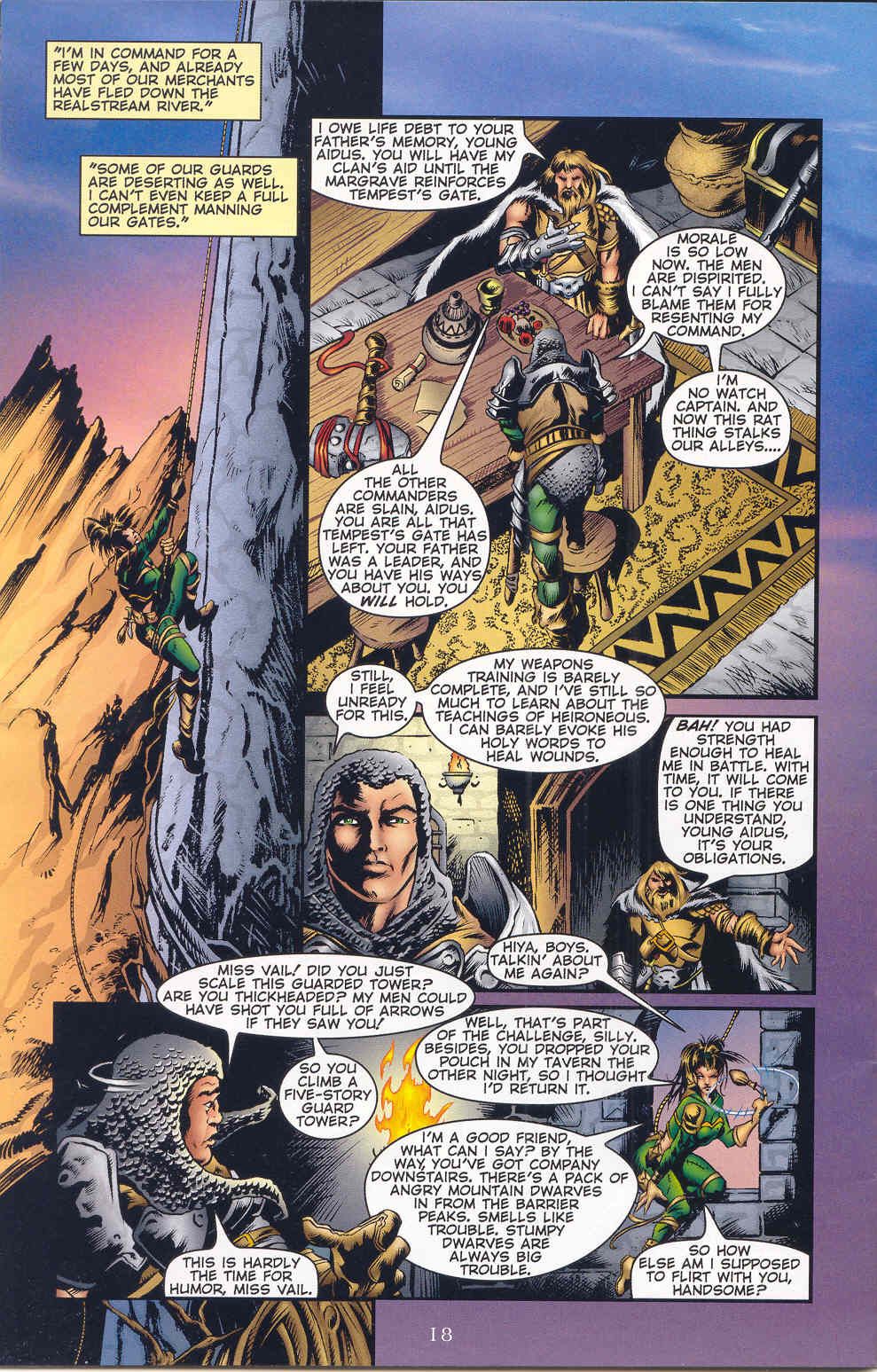 Read online Dungeons & Dragons: Tempests Gate comic -  Issue #1 - 19