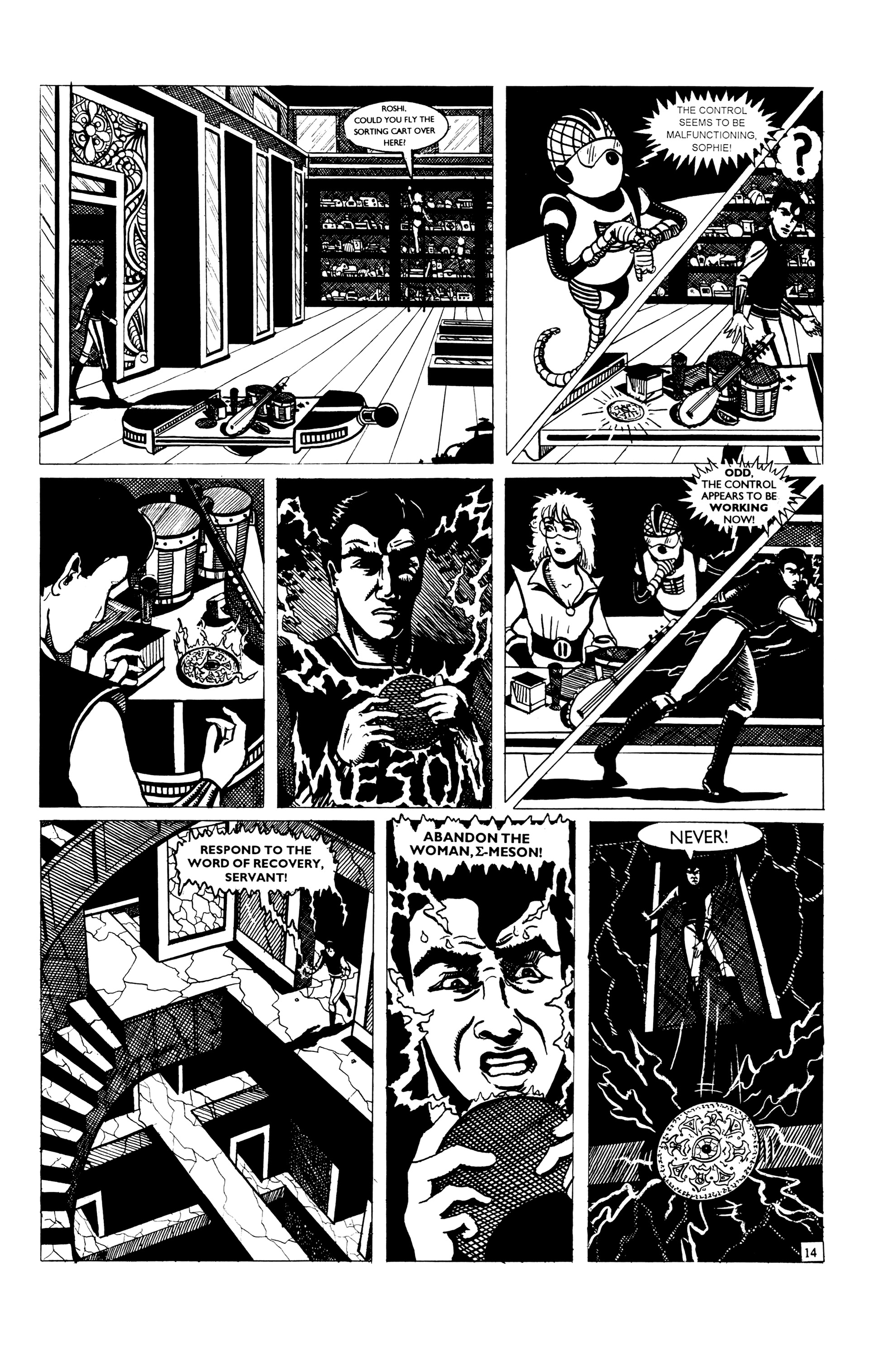 Read online Strange Attractors (1993) comic -  Issue #1 - 16