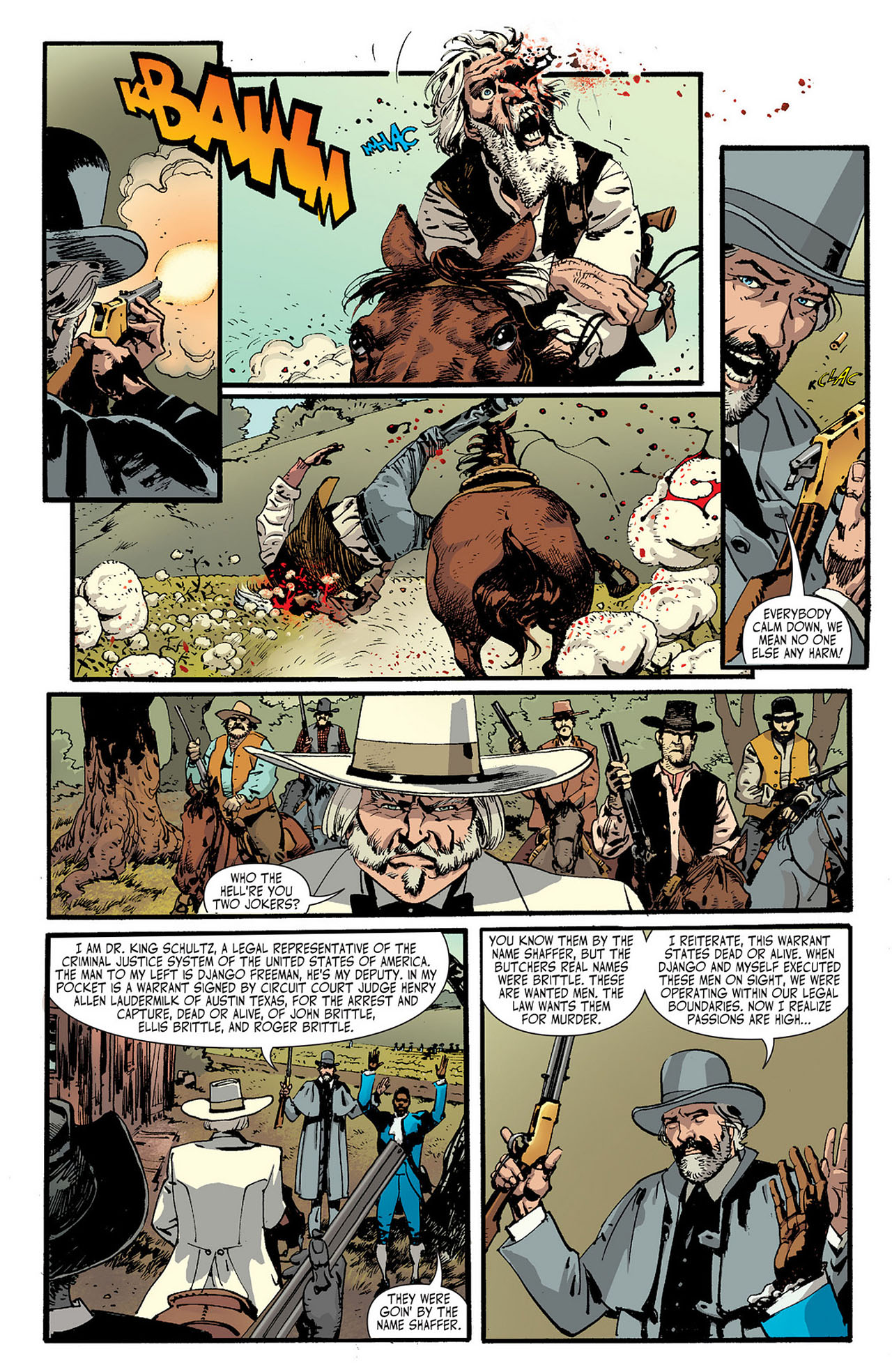Read online Django Unchained comic -  Issue #2 - 8