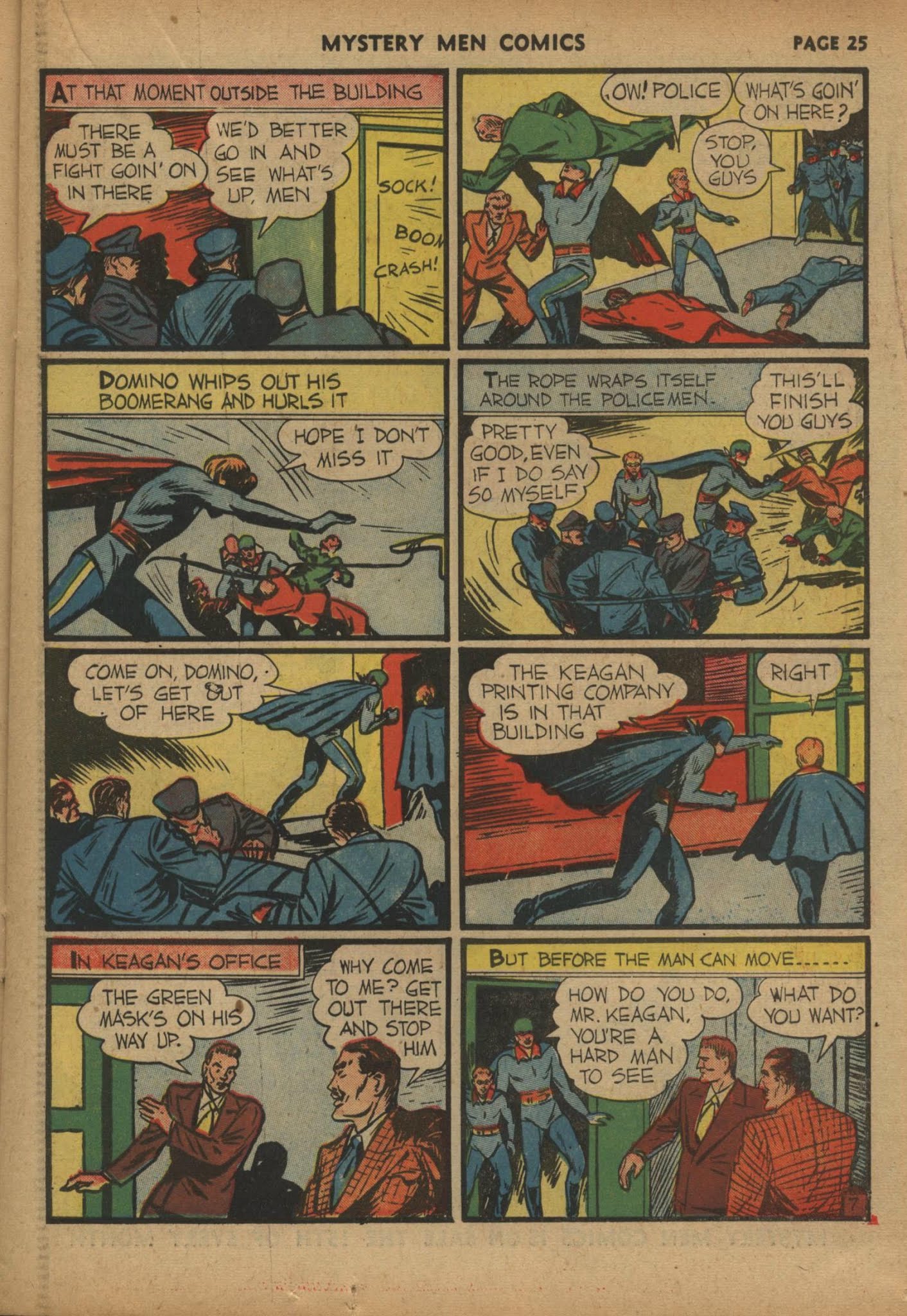 Read online Mystery Men Comics comic -  Issue #20 - 27