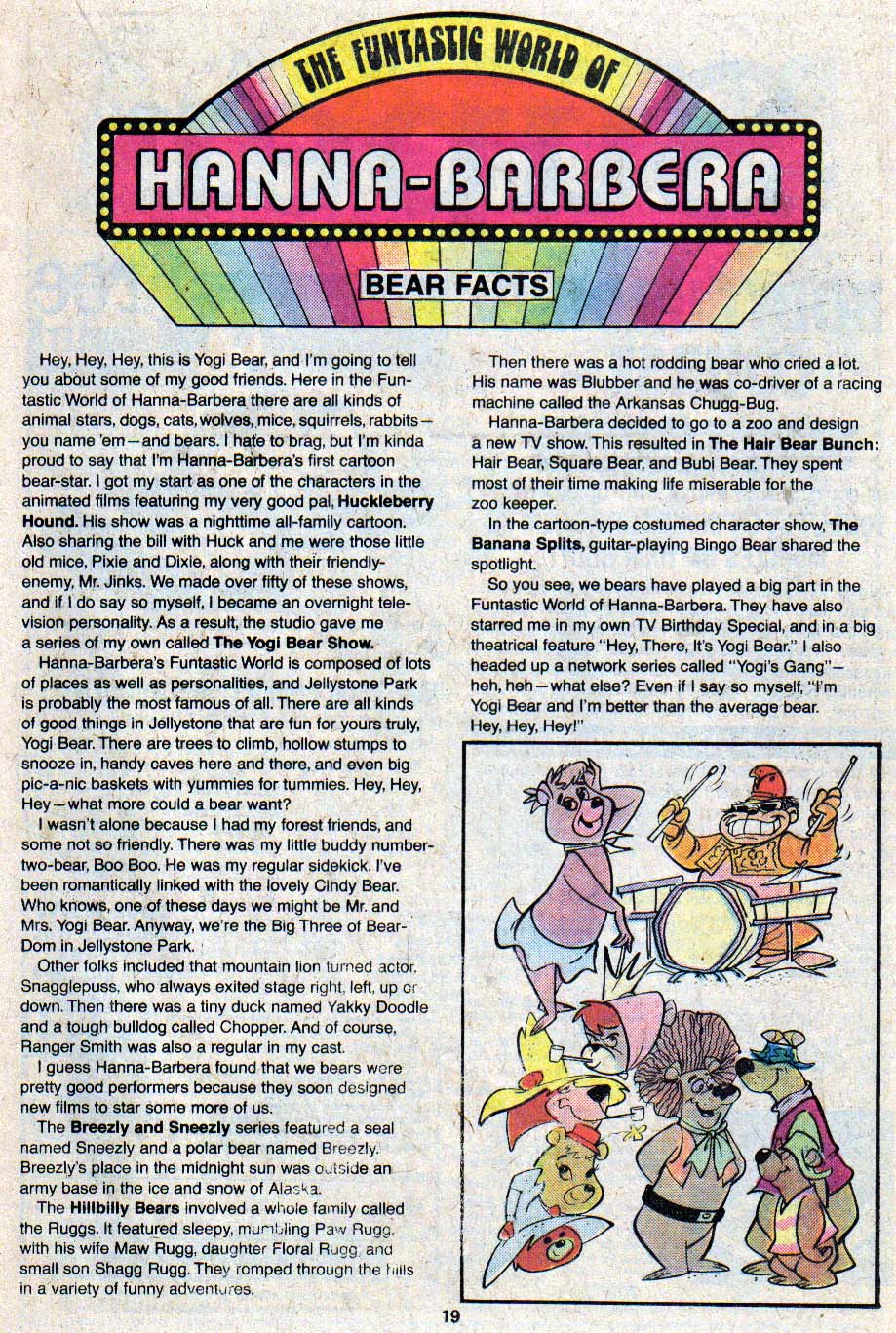 Read online Yogi Bear comic -  Issue #1 - 14