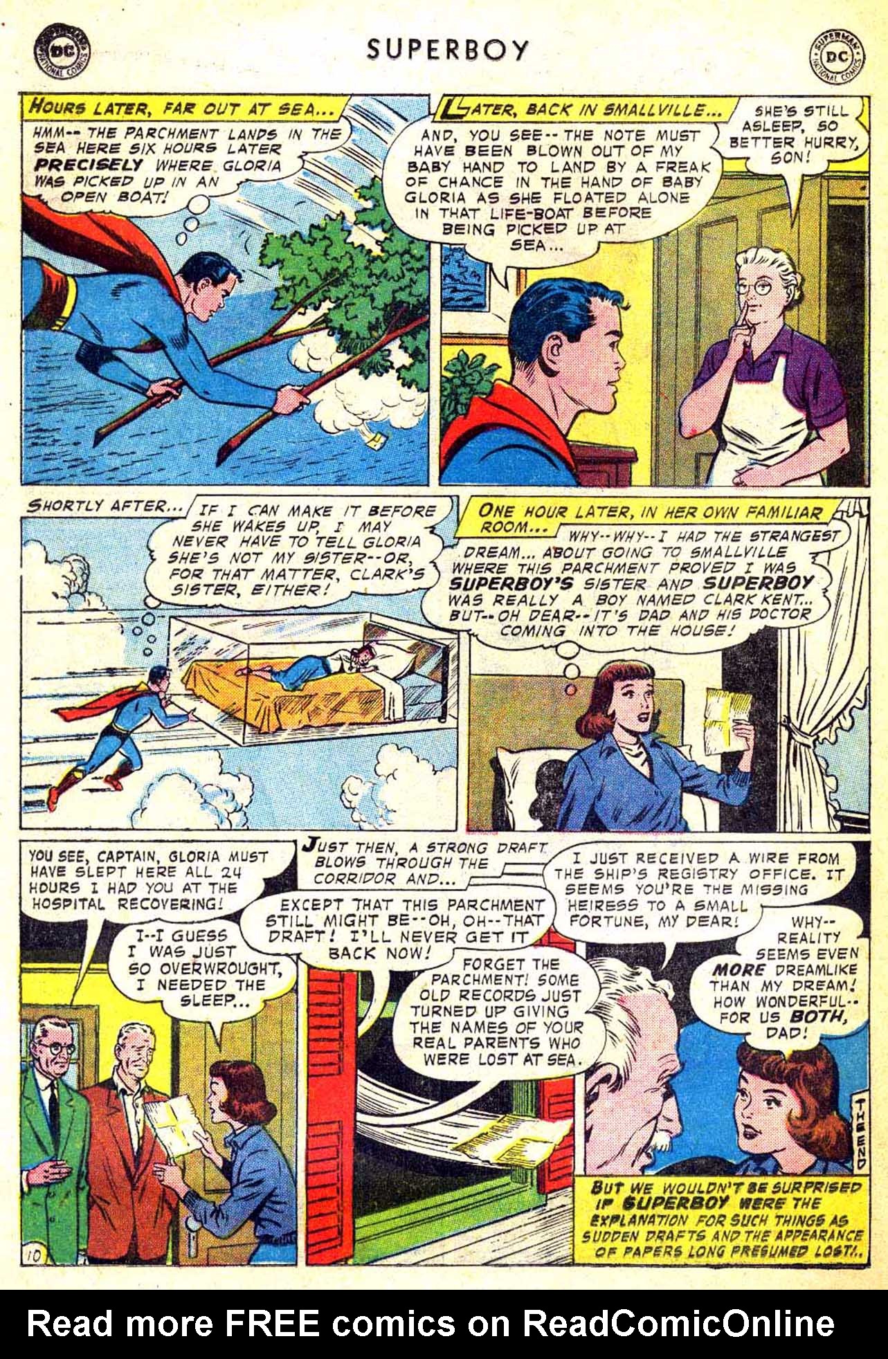 Read online Superboy (1949) comic -  Issue #62 - 11