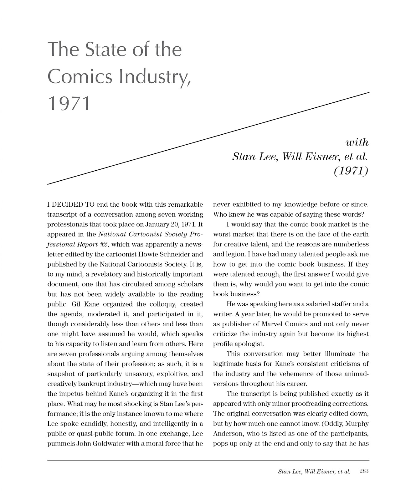 Sparring With Gil Kane: Colloquies On Comic Art and Aesthetics issue TPB (Part 3) - Page 83