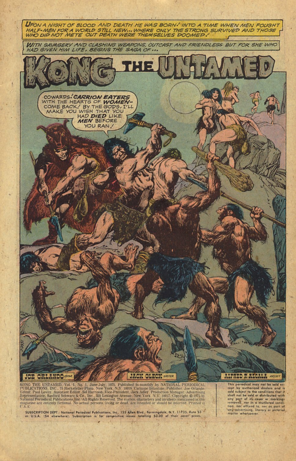 Read online Kong the Untamed comic -  Issue #1 - 2