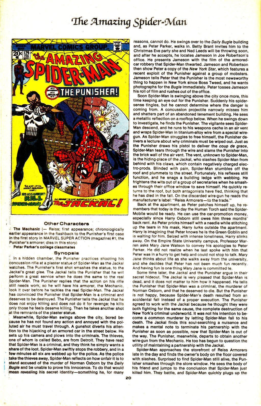 Read online The Official Marvel Index to The Amazing Spider-Man comic -  Issue #5 - 22