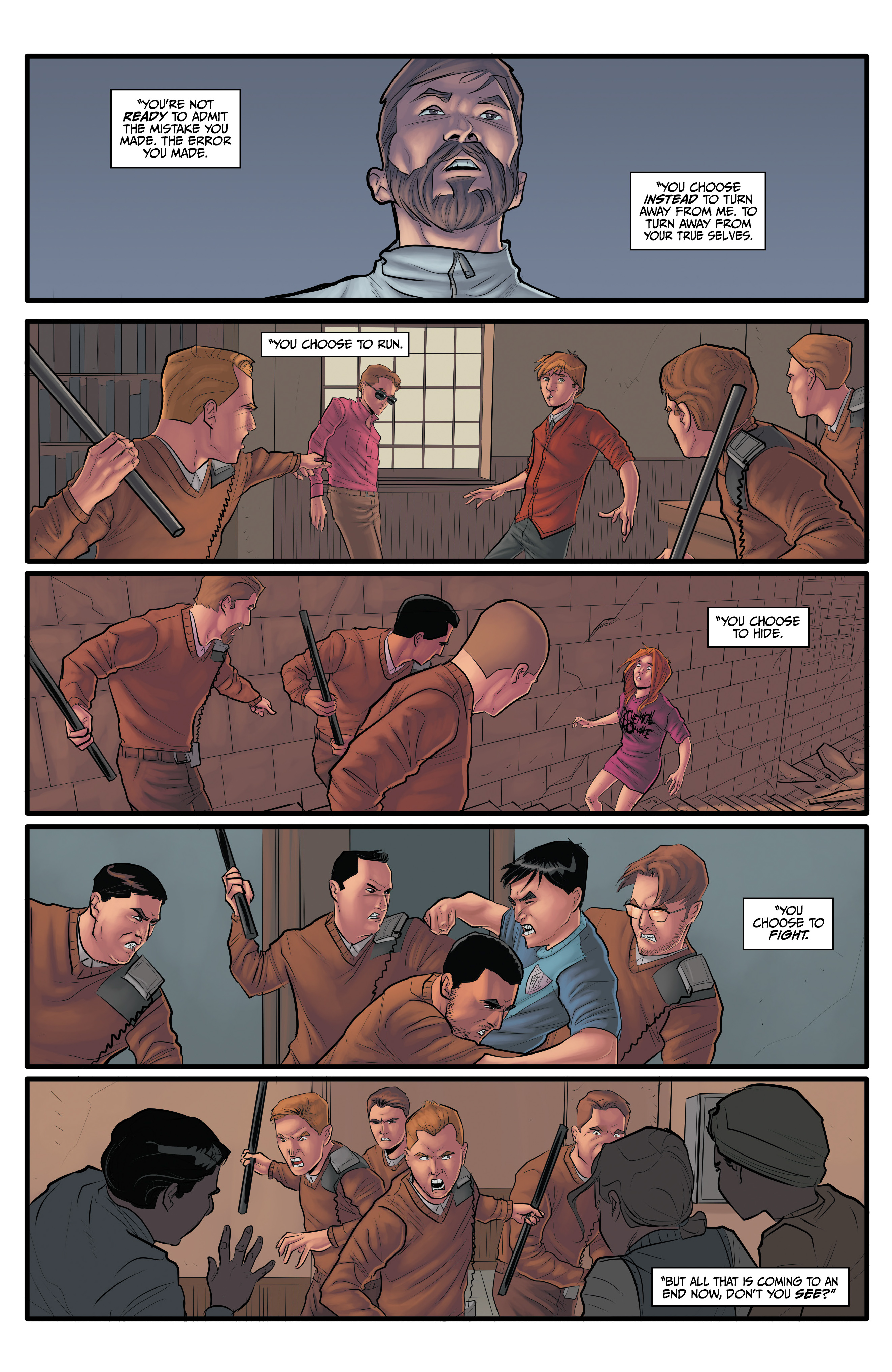 Read online Morning Glories comic -  Issue #50 - 56