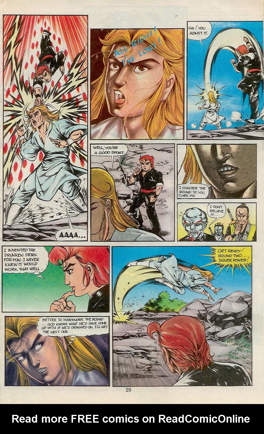 Read online Drunken Fist comic -  Issue #4 - 31