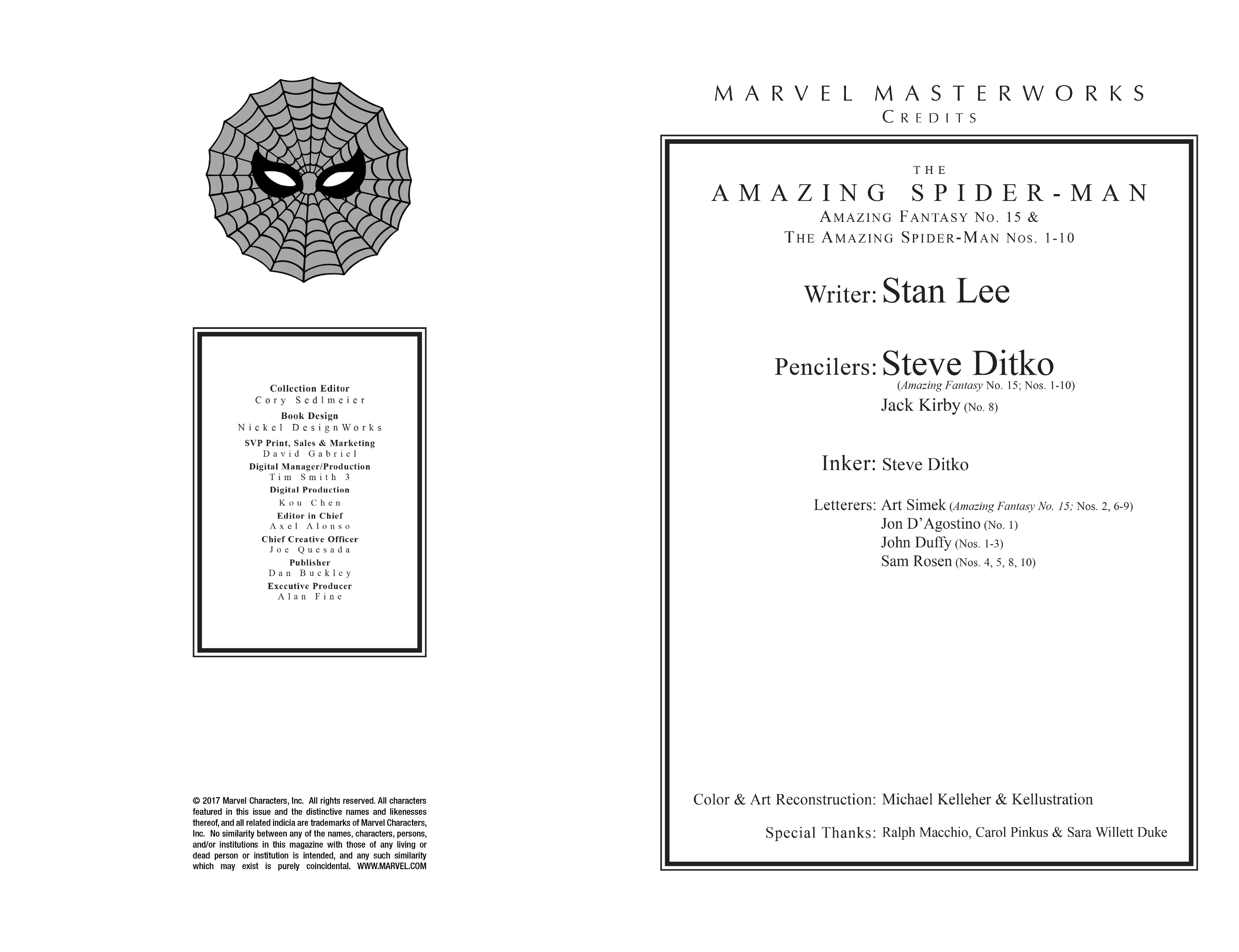 Read online Marvel Masterworks: The Amazing Spider-Man comic -  Issue # TPB 1 (Part 1) - 3
