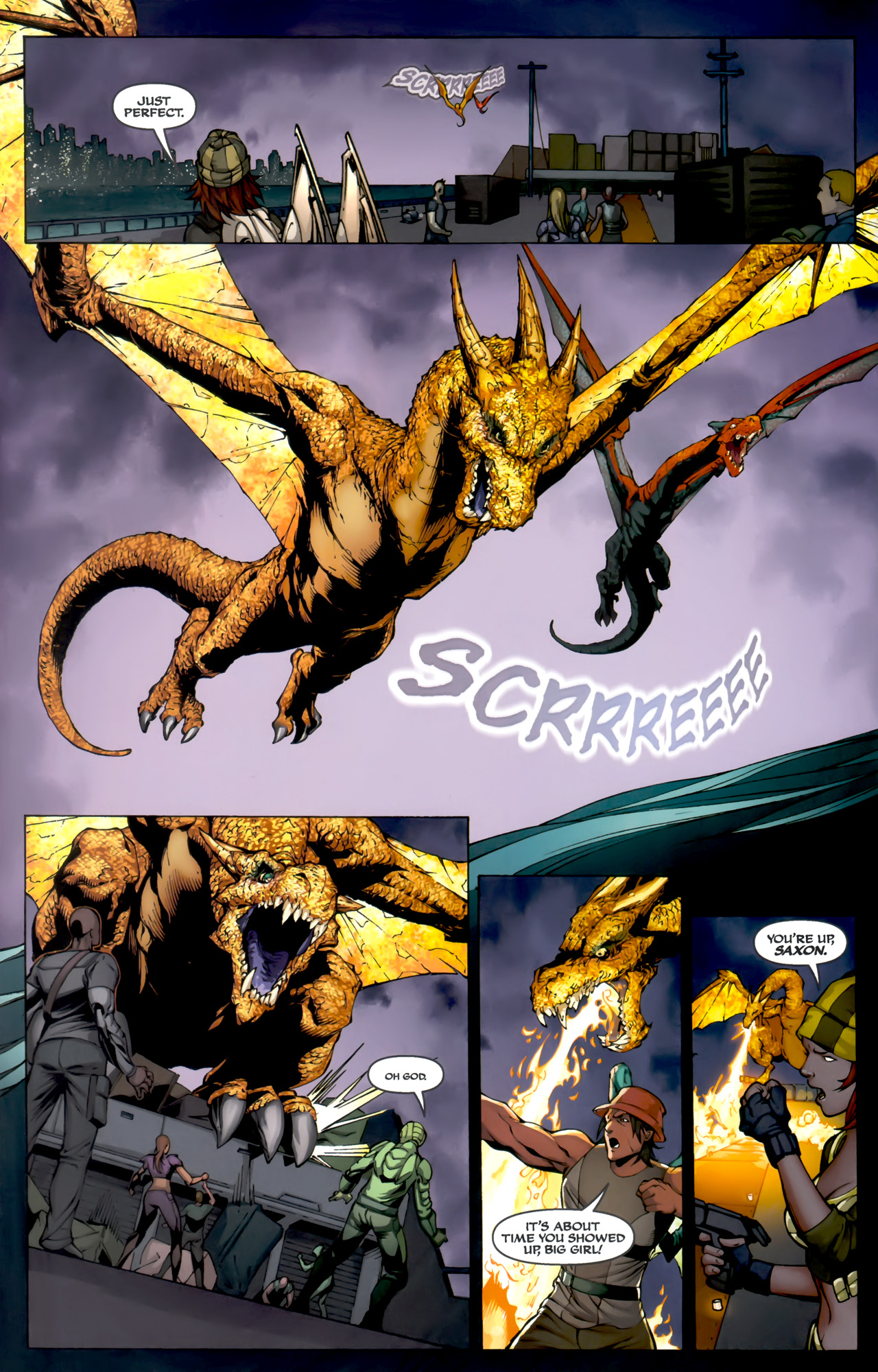 Read online Michael Turner's Soulfire (2009) comic -  Issue #4 - 22