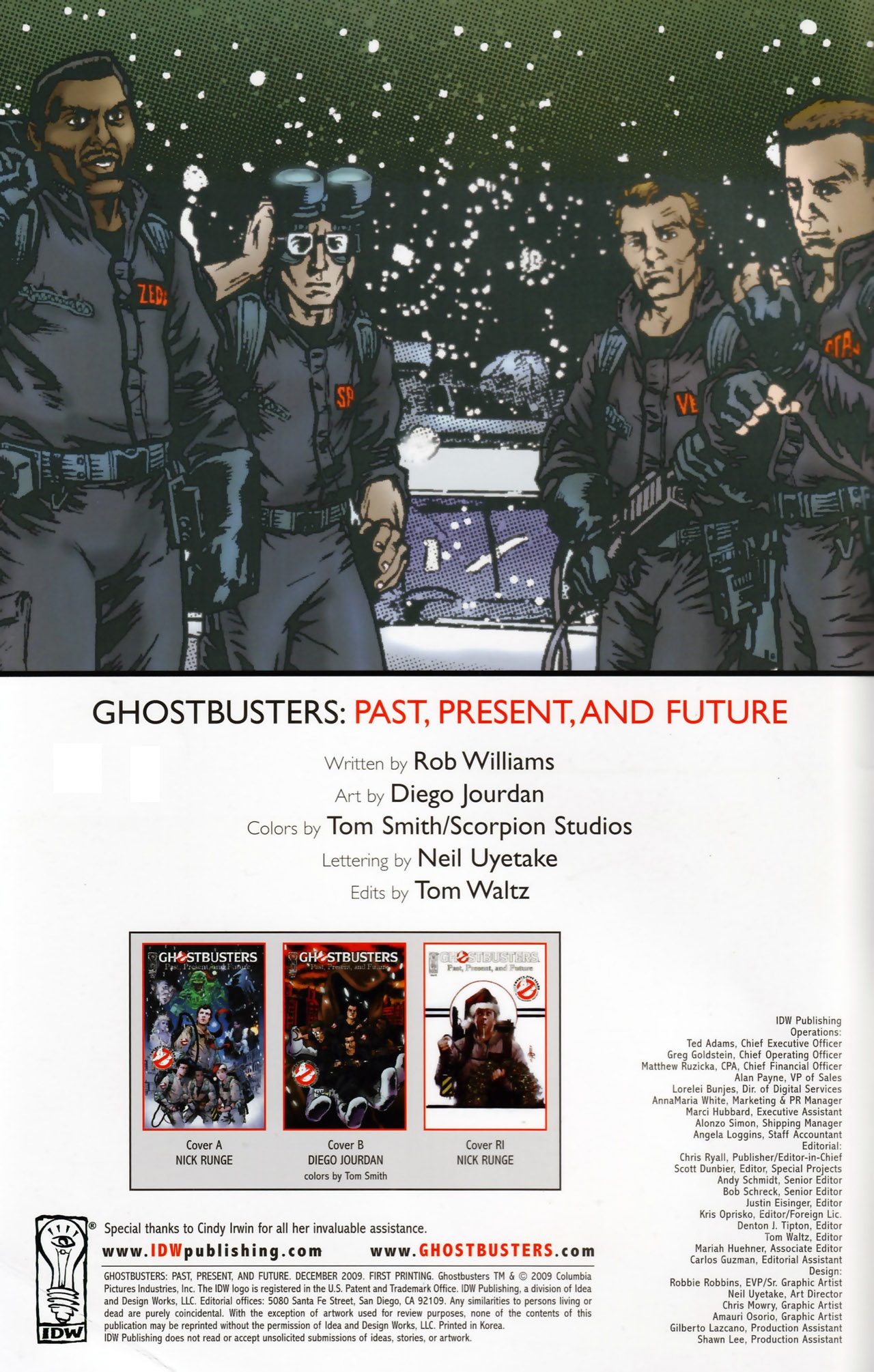 Read online Ghostbusters: Past, Present And Future comic -  Issue # Full - 2