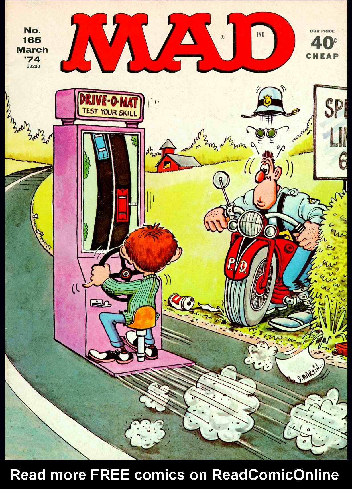 Read online MAD comic -  Issue #165 - 1