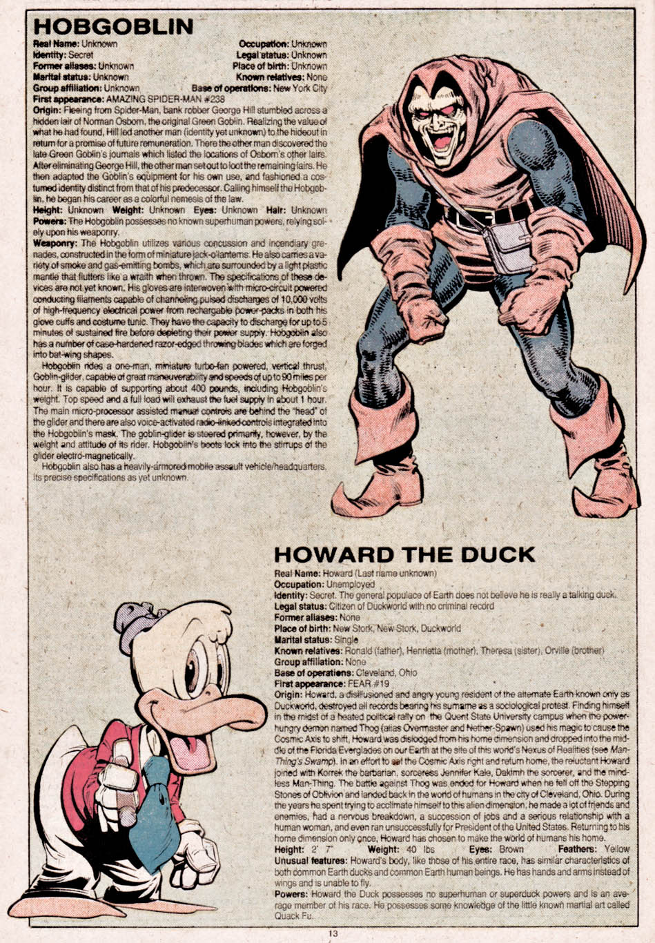 Read online The Official Handbook of the Marvel Universe comic -  Issue #5 - 14