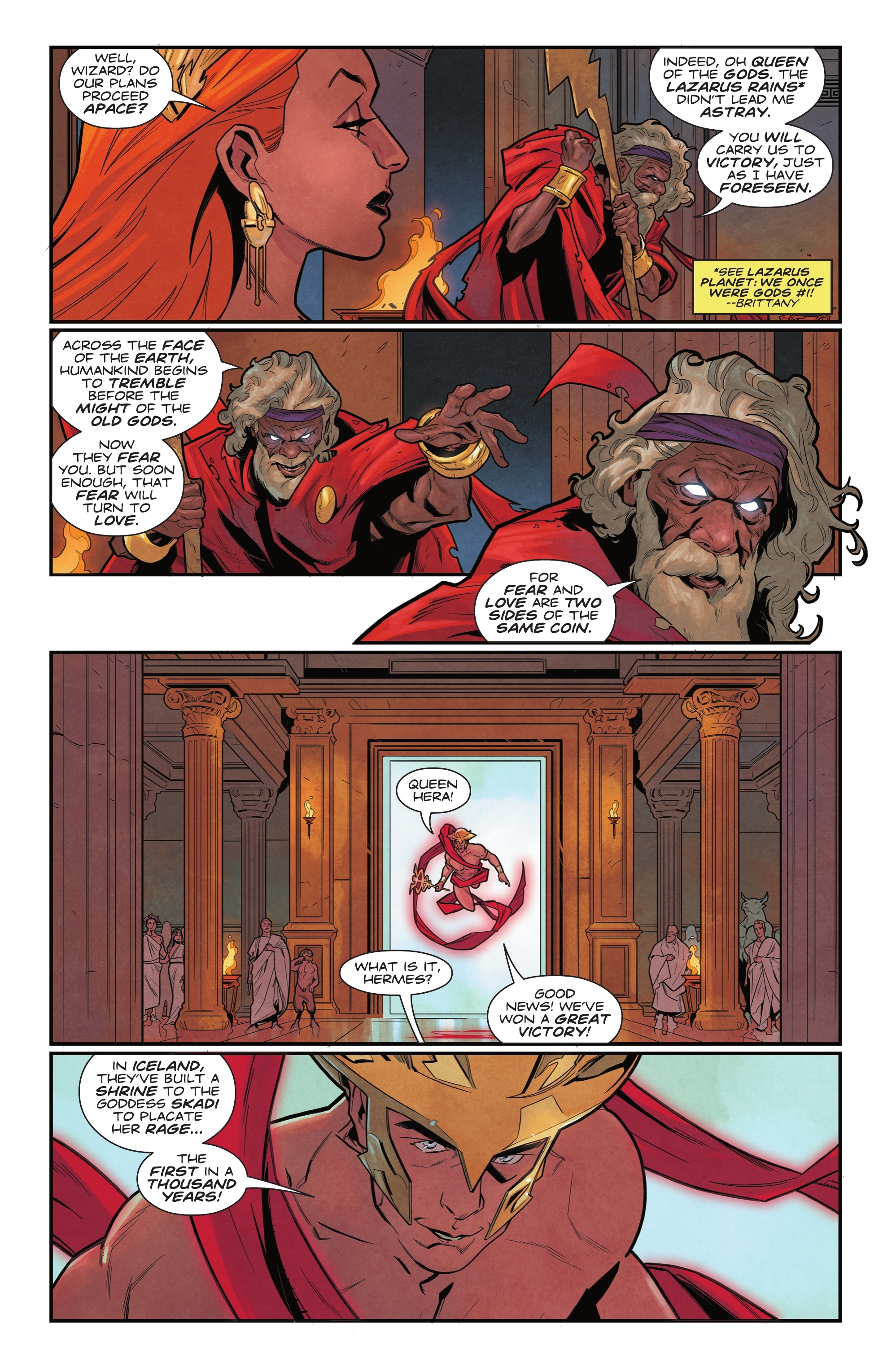 Read online Lazarus Planet: Revenge of the Gods comic -  Issue #1 - 11