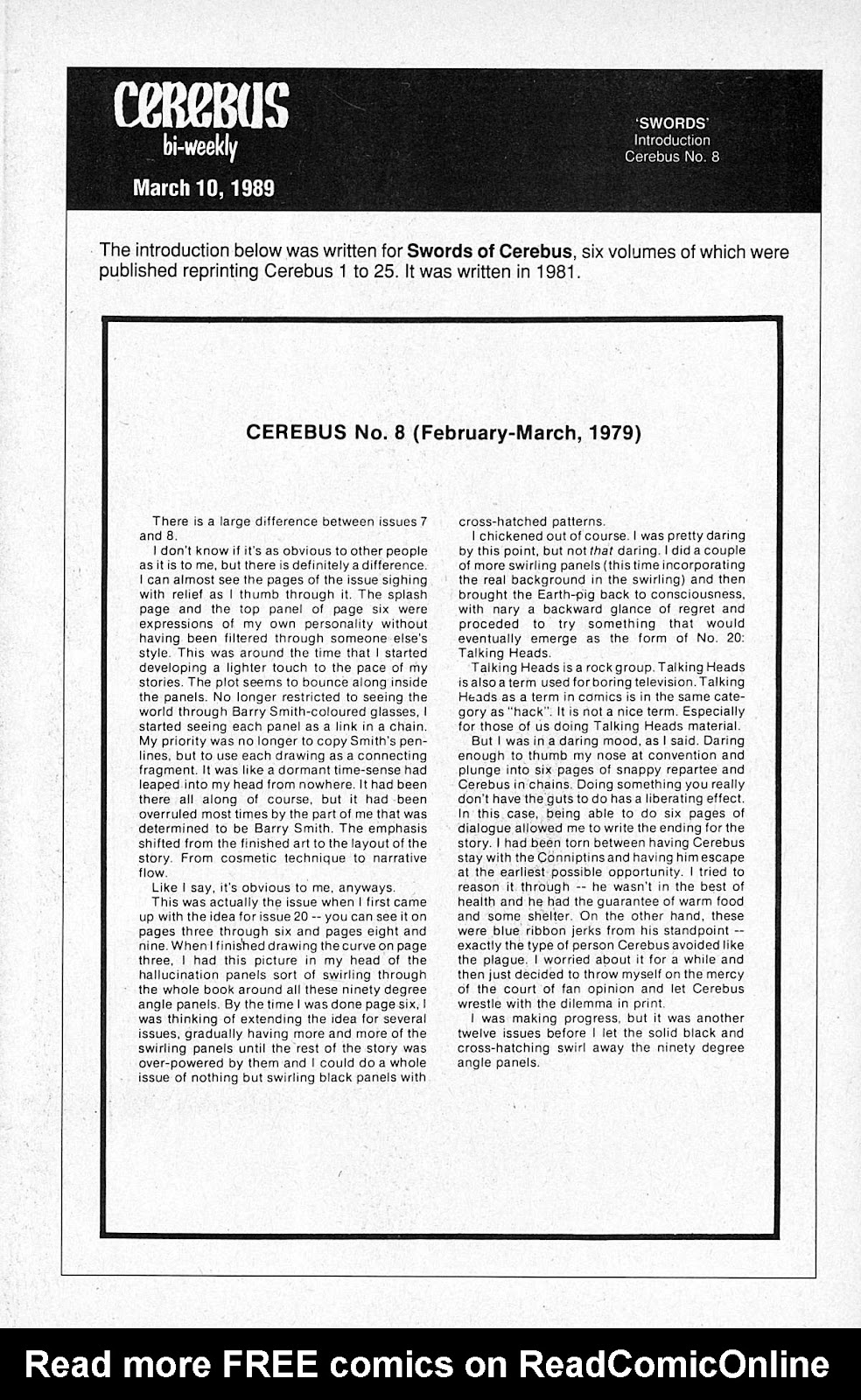 Cerebus issue 8 - Page 3