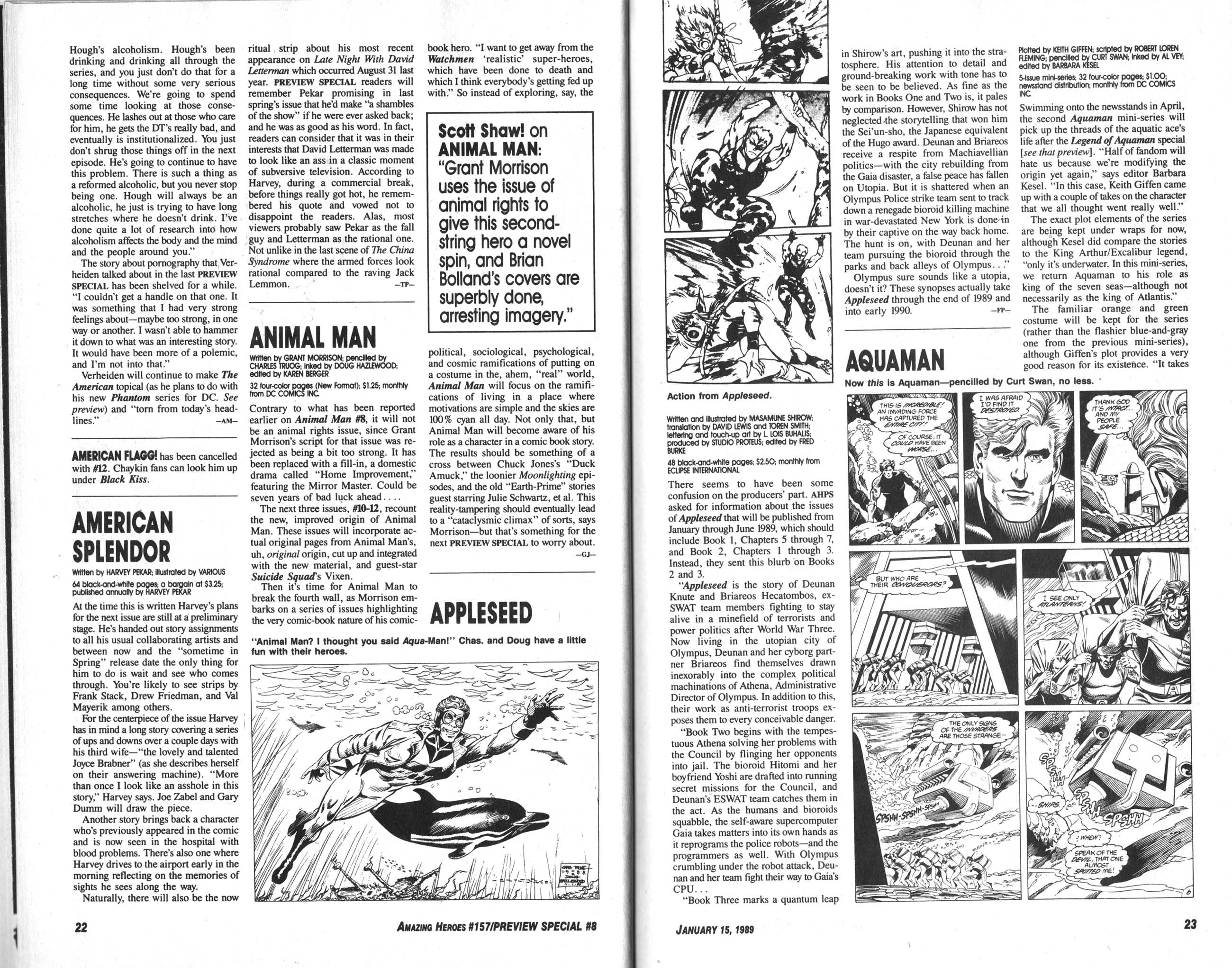 Read online Amazing Heroes comic -  Issue #157 - 13