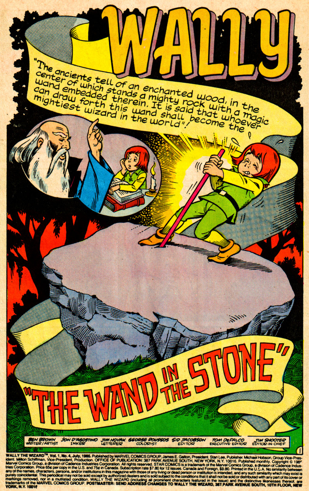 Read online Wally the Wizard comic -  Issue #4 - 2