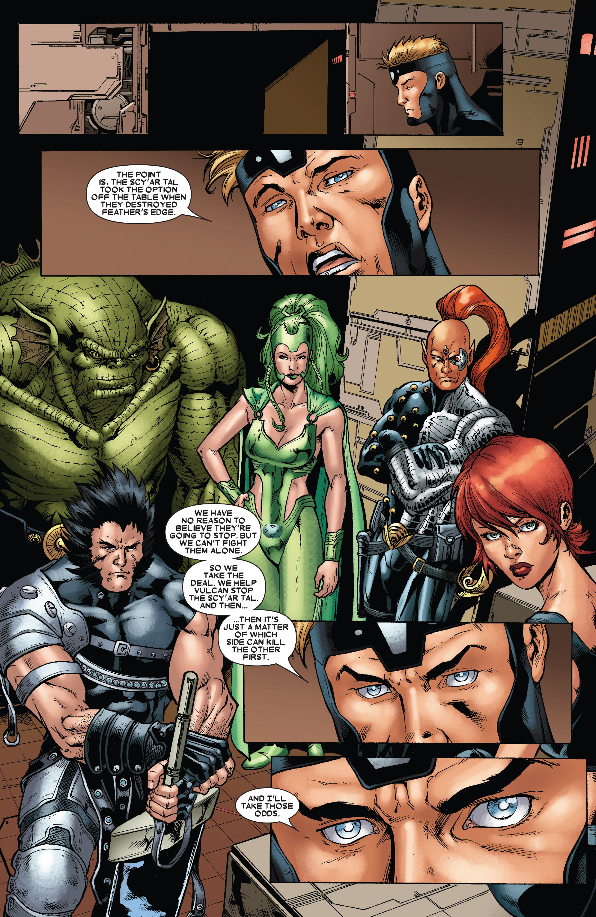 Read online X-Men: Emperor Vulcan comic -  Issue #3 - 10