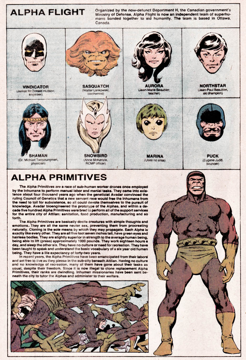 The Official Handbook of the Marvel Universe issue 1 - Page 8