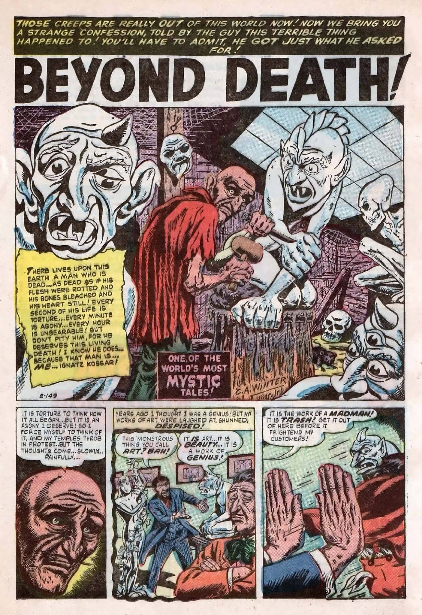 Read online Mystic (1951) comic -  Issue #30 - 16