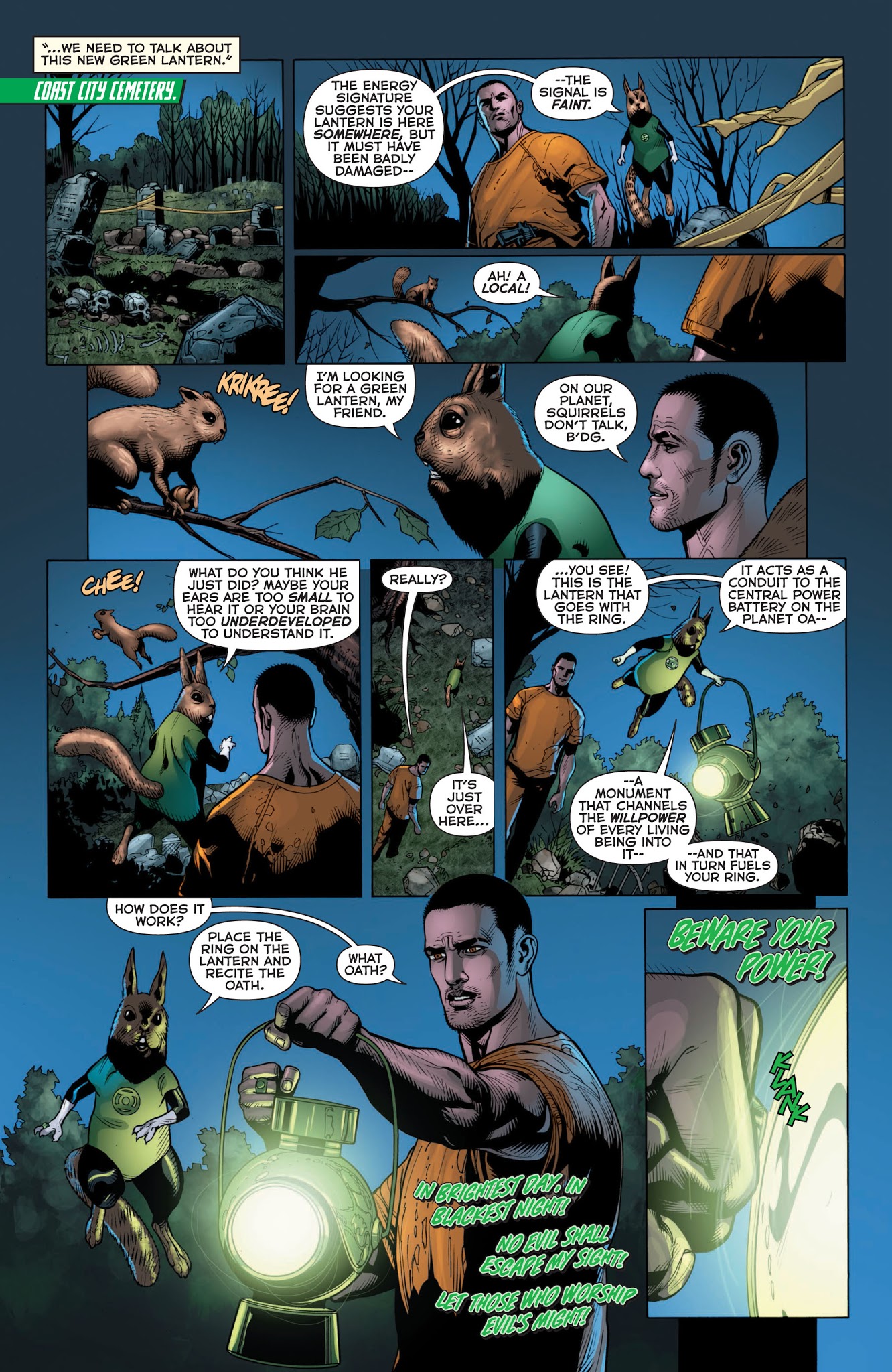 Read online Green Lantern: Rise of the Third Army comic -  Issue # TPB - 322