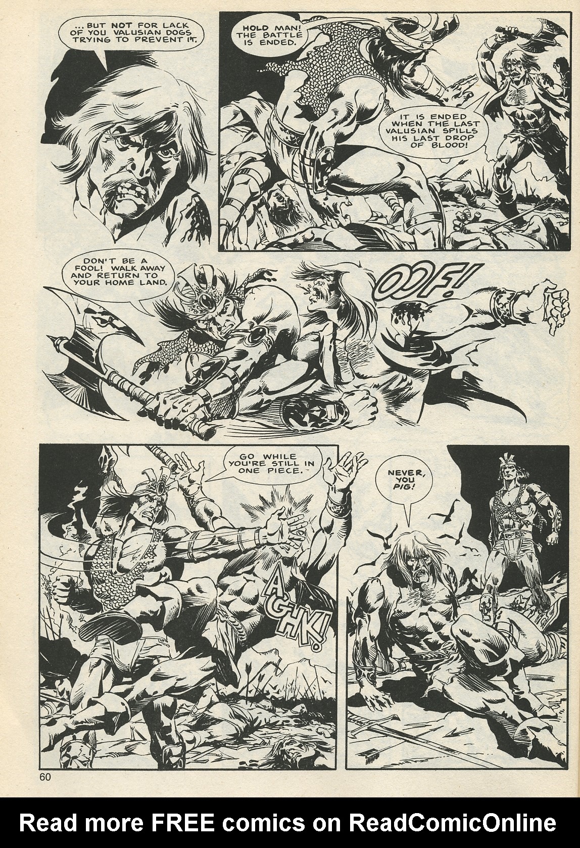 Read online The Savage Sword Of Conan comic -  Issue #127 - 60