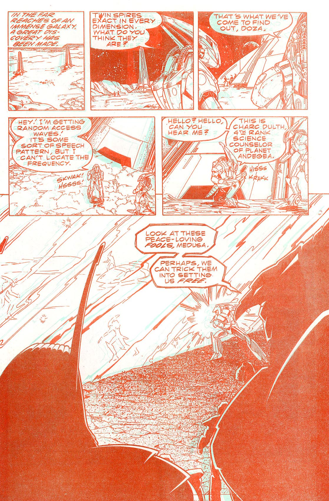 Read online The Transformers in 3-D comic -  Issue #3 - 2