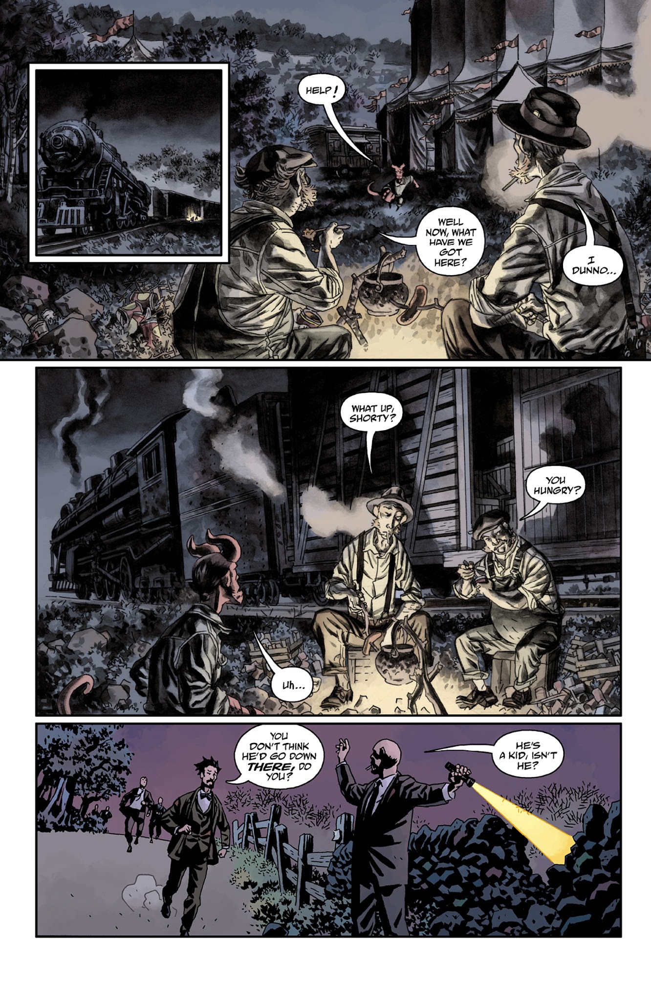 Read online Hellboy: The Midnight Circus comic -  Issue # TPB - 49