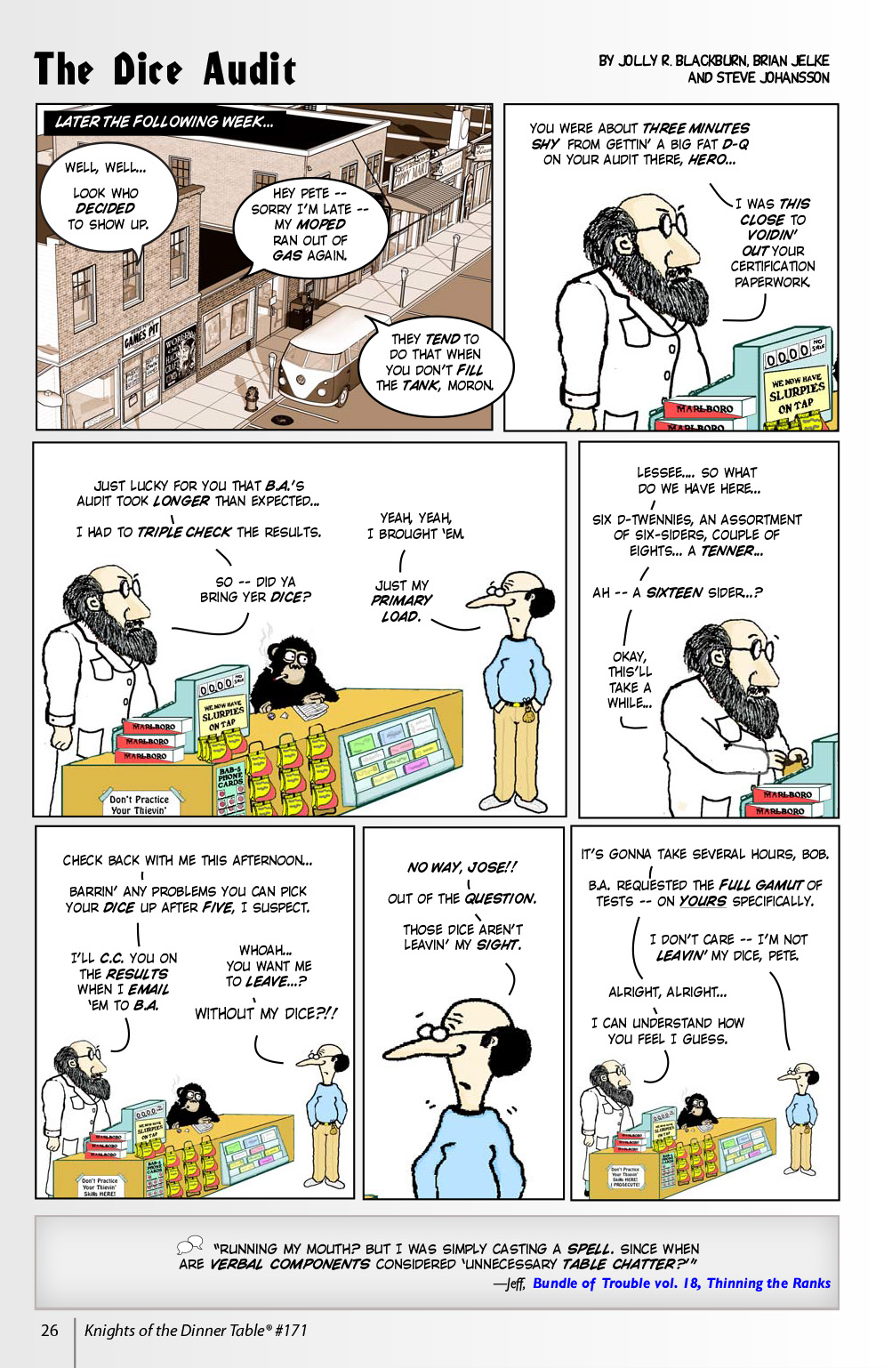 Read online Knights of the Dinner Table comic -  Issue #171 - 28