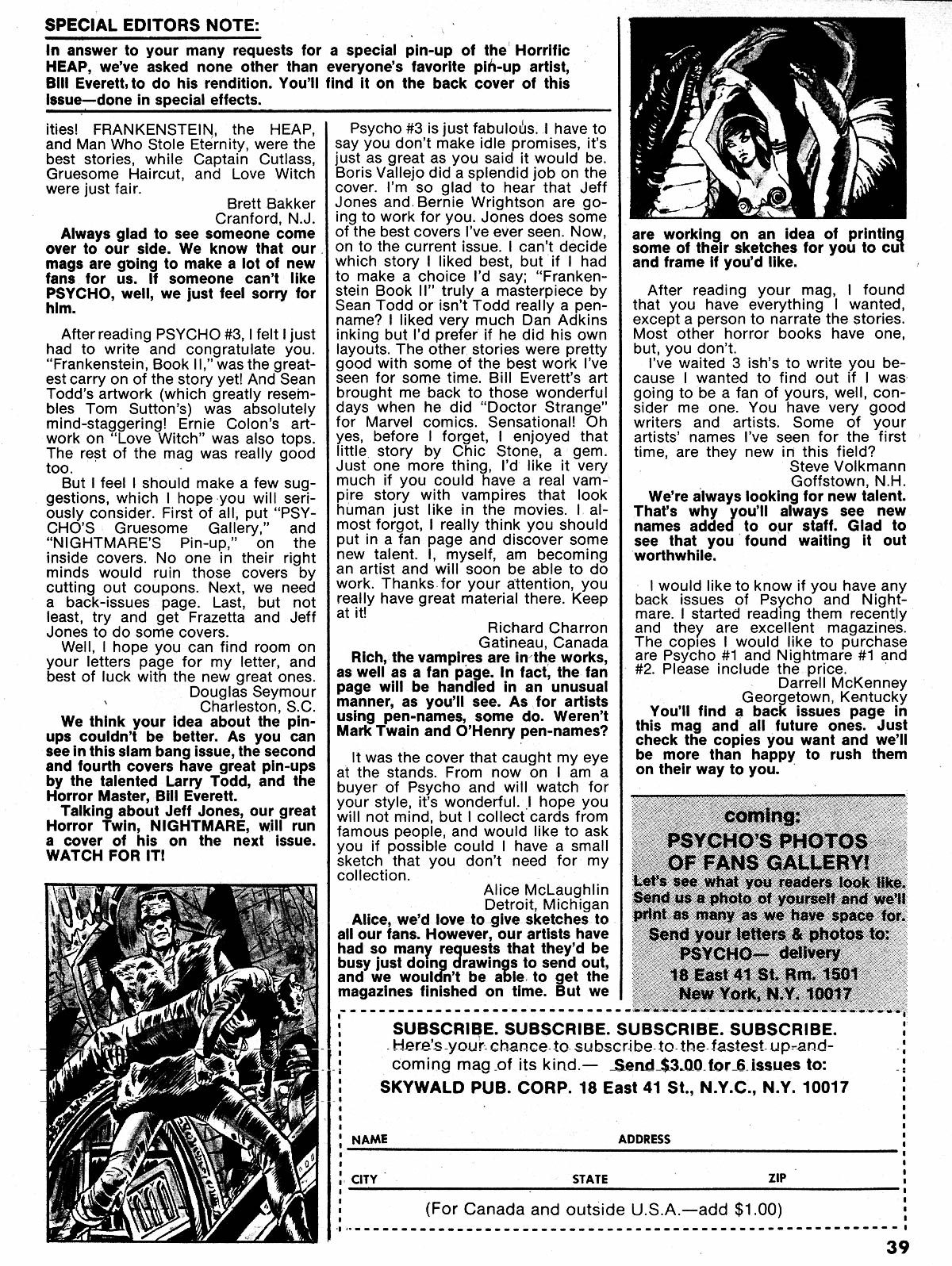 Read online Psycho comic -  Issue #4 - 40