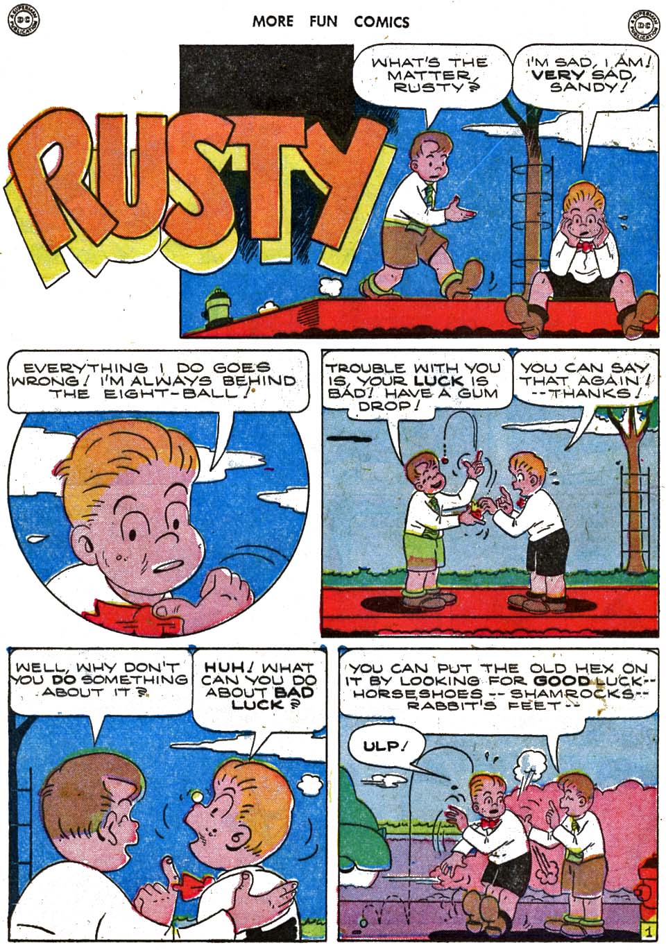 Read online More Fun Comics comic -  Issue #115 - 81