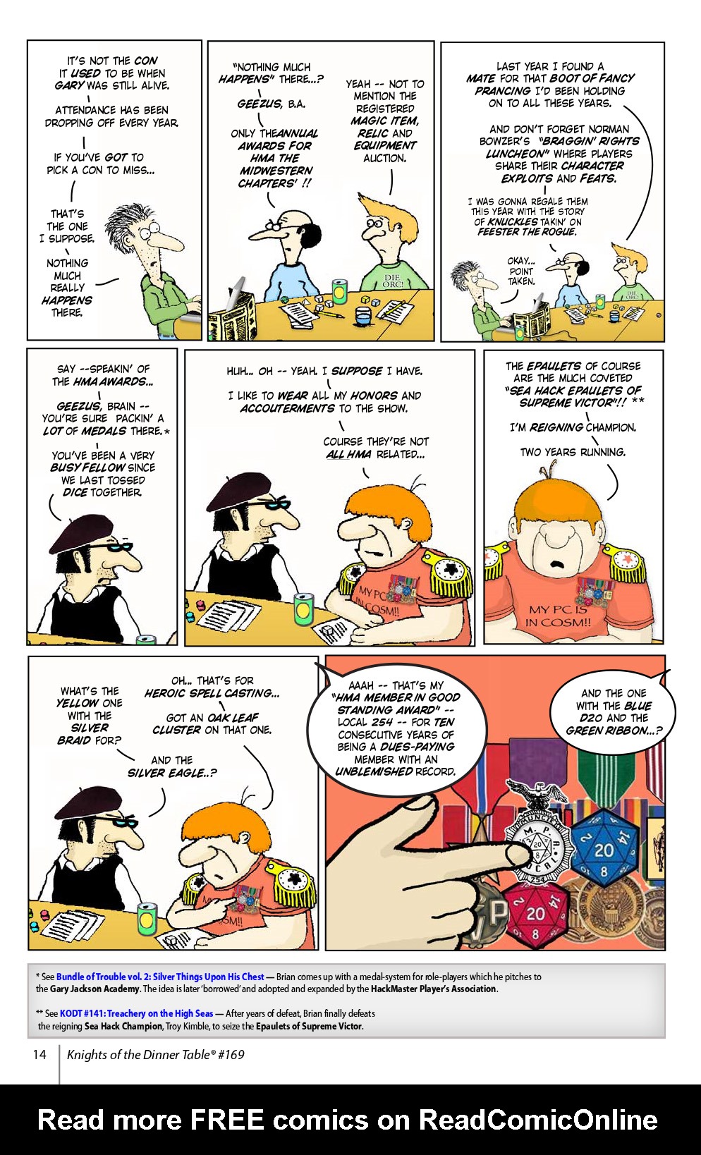 Read online Knights of the Dinner Table comic -  Issue #169 - 16