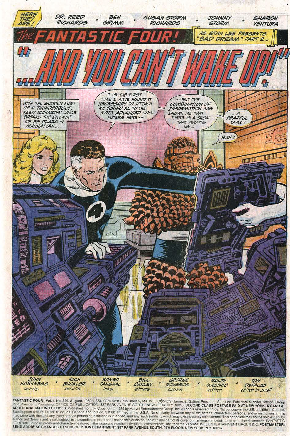 Read online Fantastic Four (1961) comic -  Issue #329 - 3