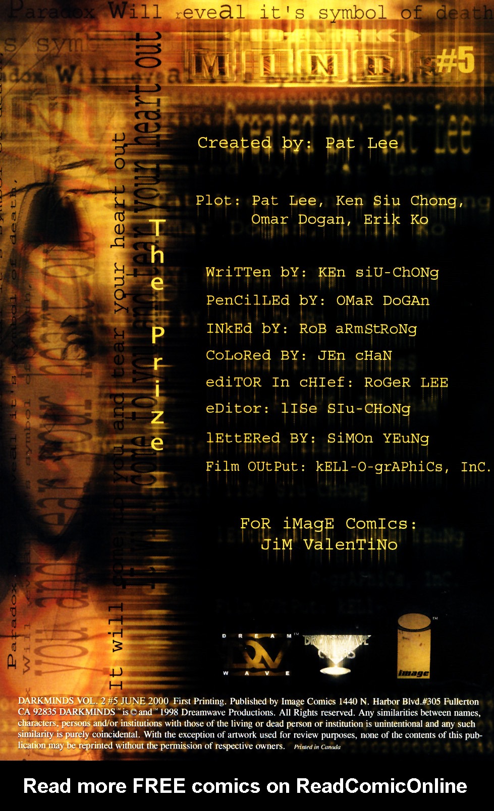 Read online Darkminds (2000) comic -  Issue #5 - 2