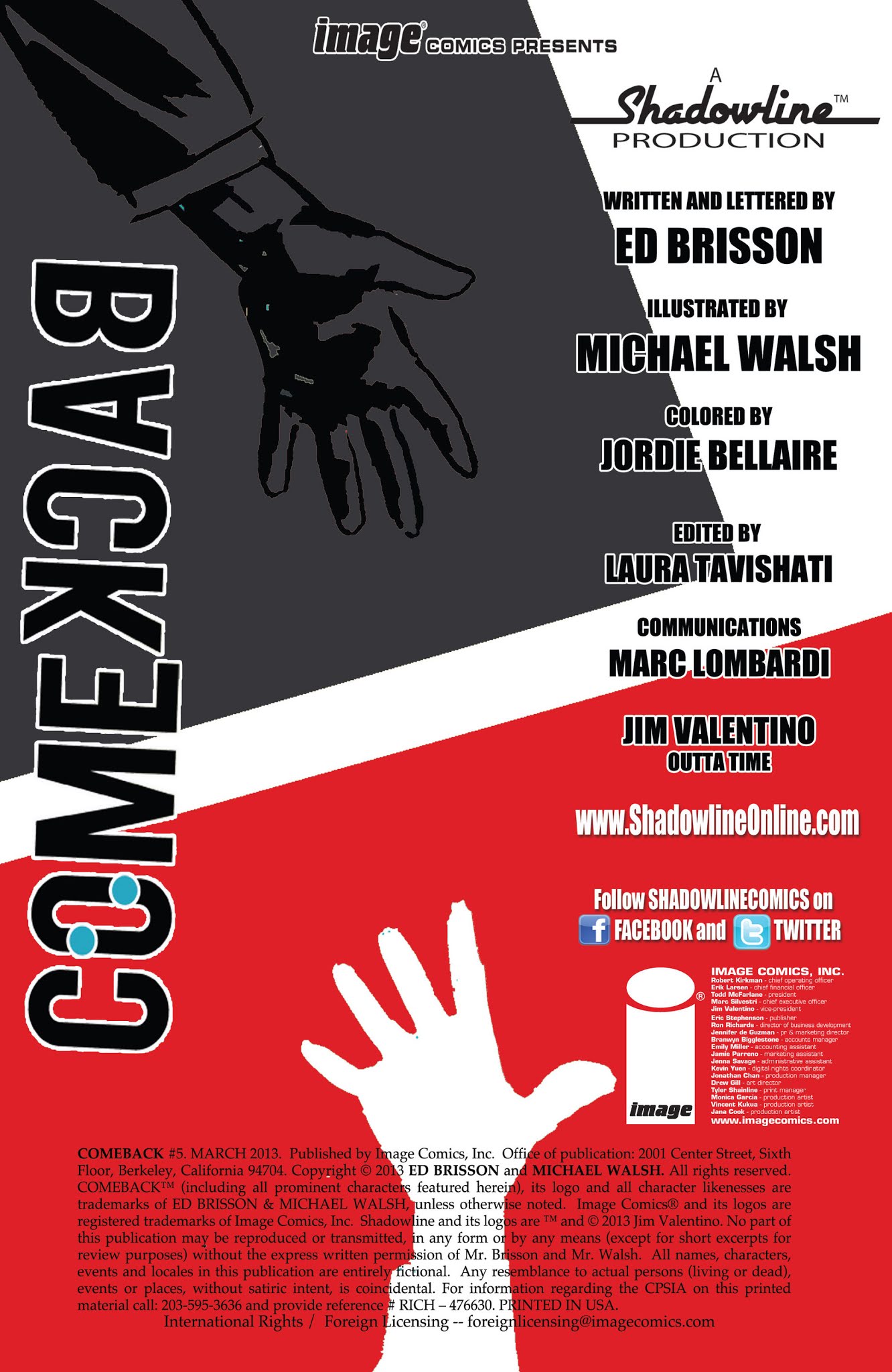 Read online Comeback comic -  Issue #5 - 2