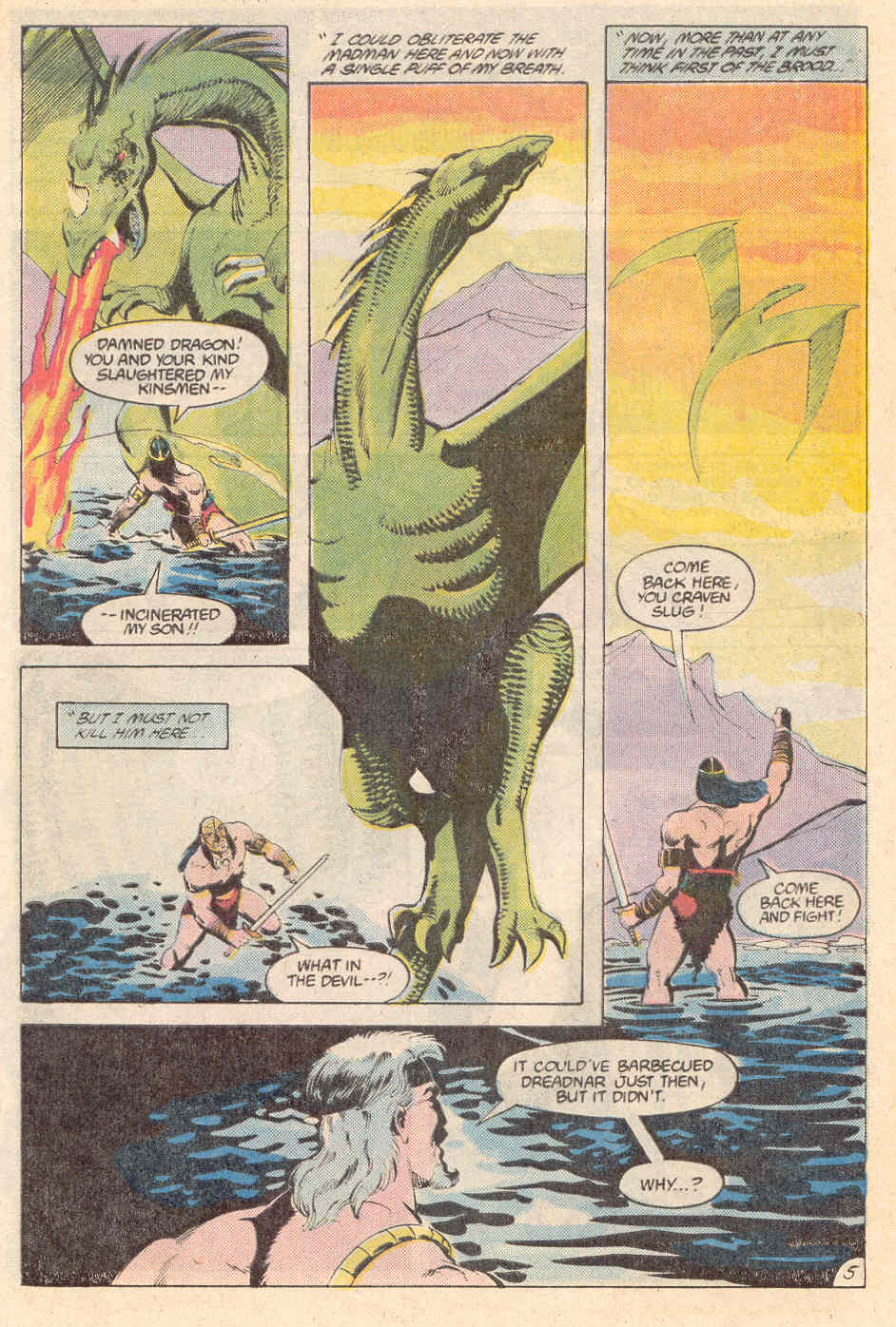 Read online Warlord (1976) comic -  Issue #128 - 5