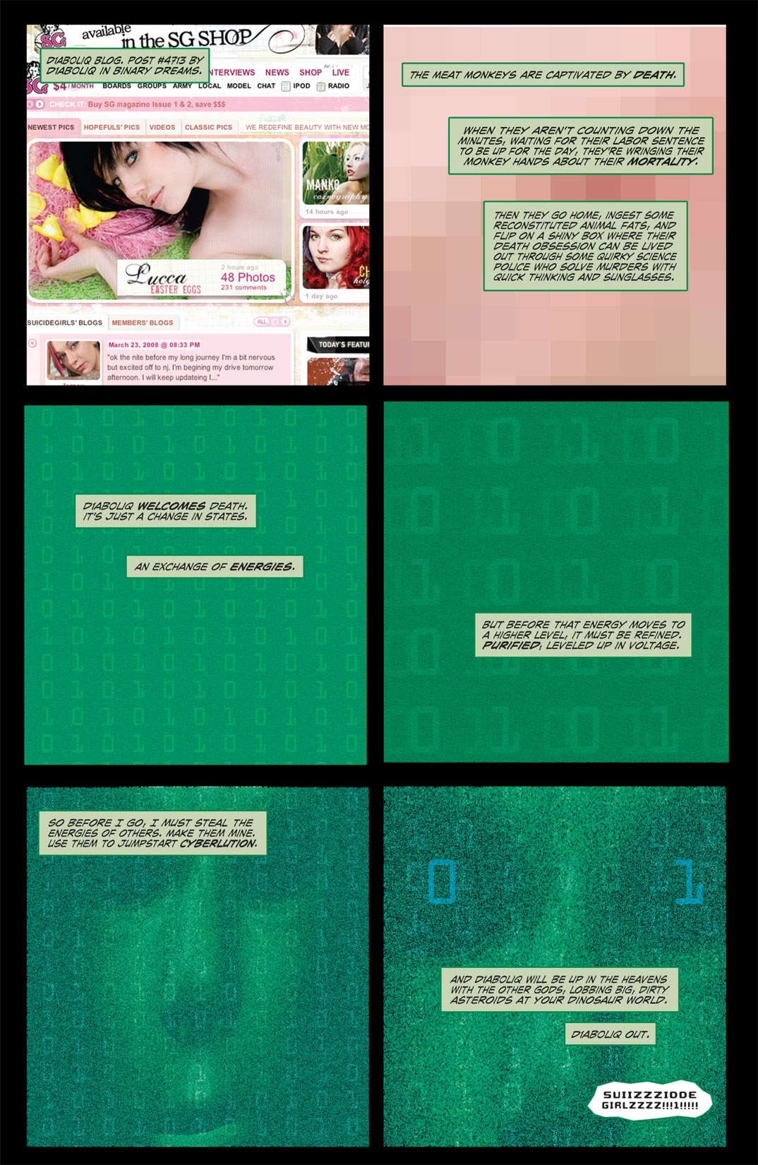 Read online Hack/Slash Annual - Suicide Girls Annual comic -  Issue # Full - 21