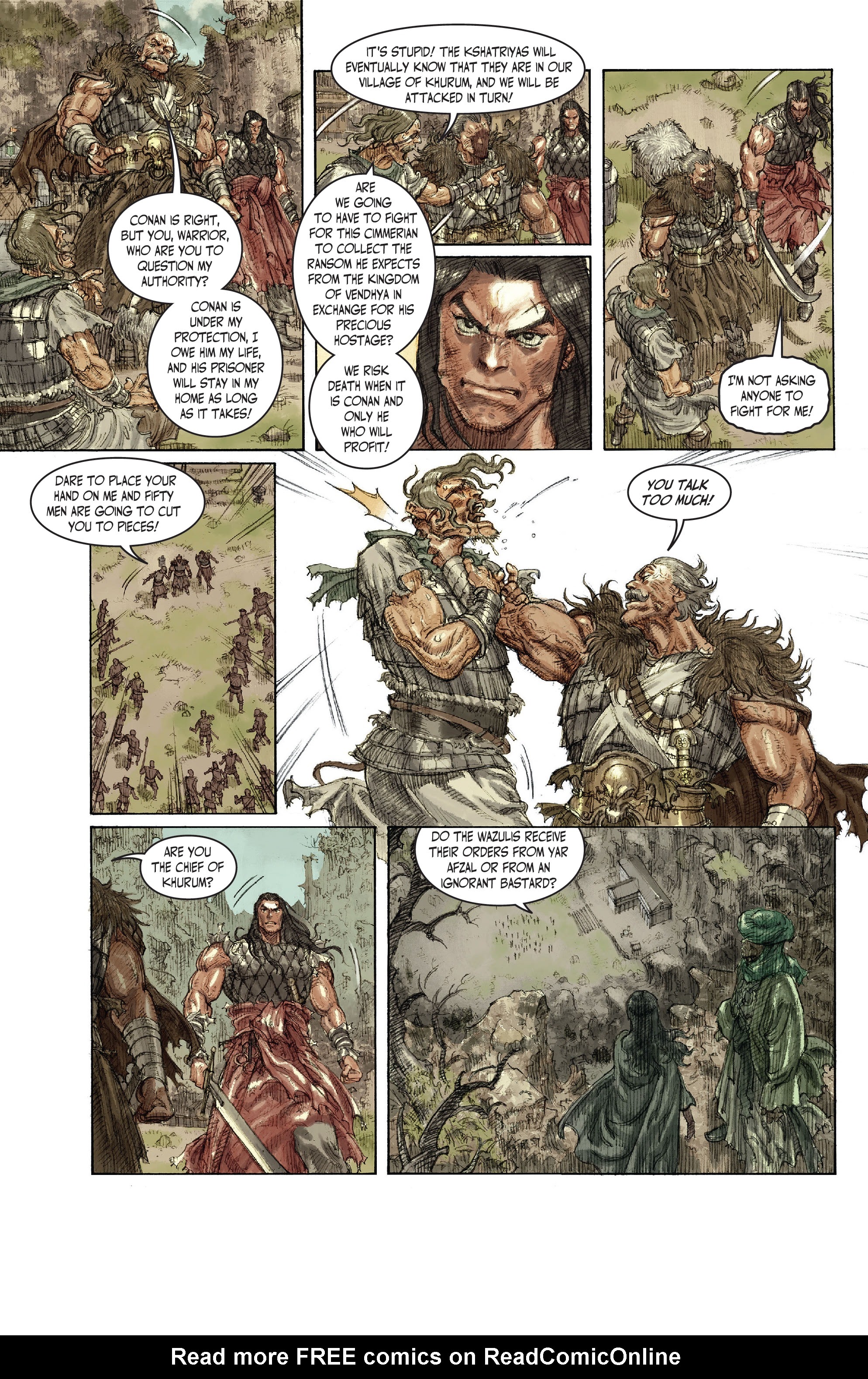 Read online The Cimmerian: People of the Black Circle comic -  Issue #2 - 6