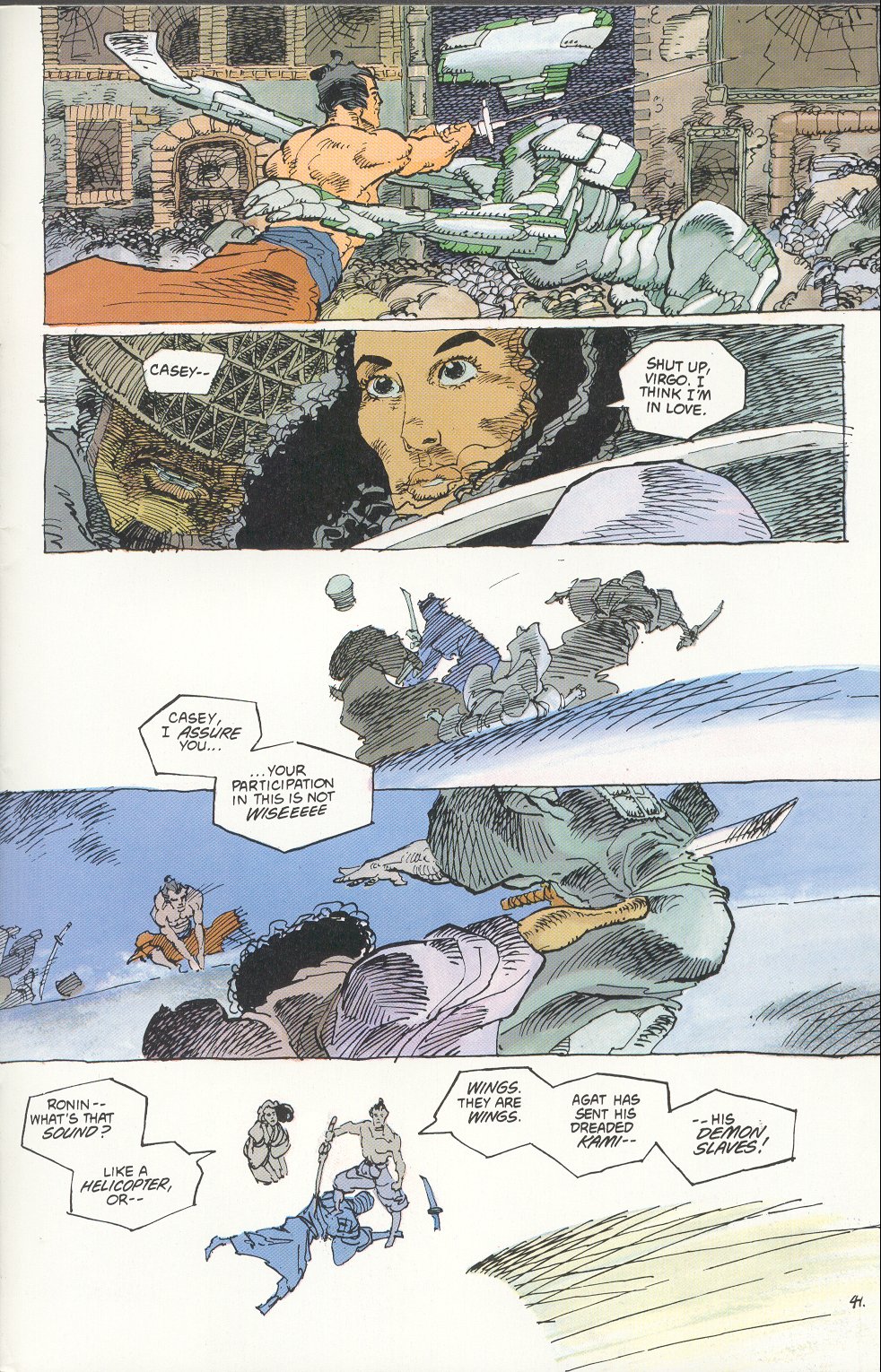 Read online Ronin (1983) comic -  Issue #5 - 40