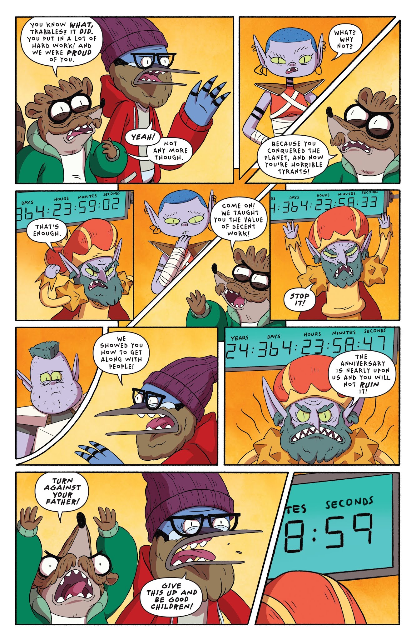 Read online Regular Show: 25 Years Later comic -  Issue #6 - 17
