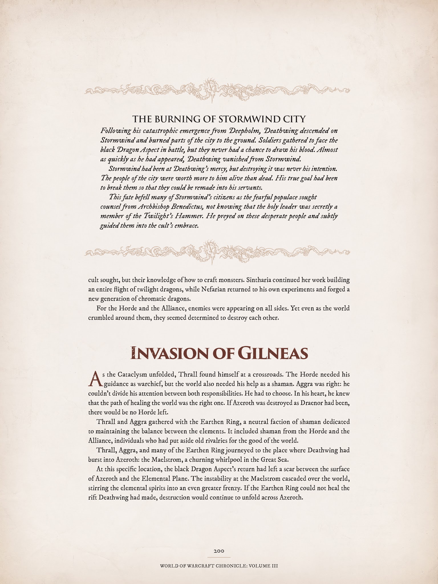 Read online World of Warcraft Chronicle Vol. 3 comic -  Issue # Full - 191