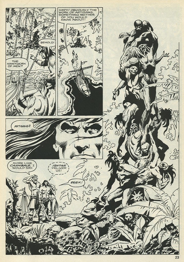 Read online The Savage Sword Of Conan comic -  Issue #136 - 22