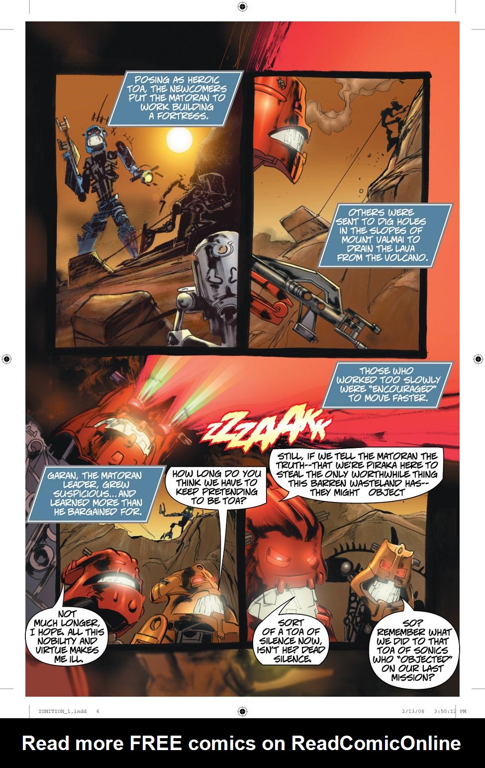 Read online Bionicle: Ignition comic -  Issue #1 - 5