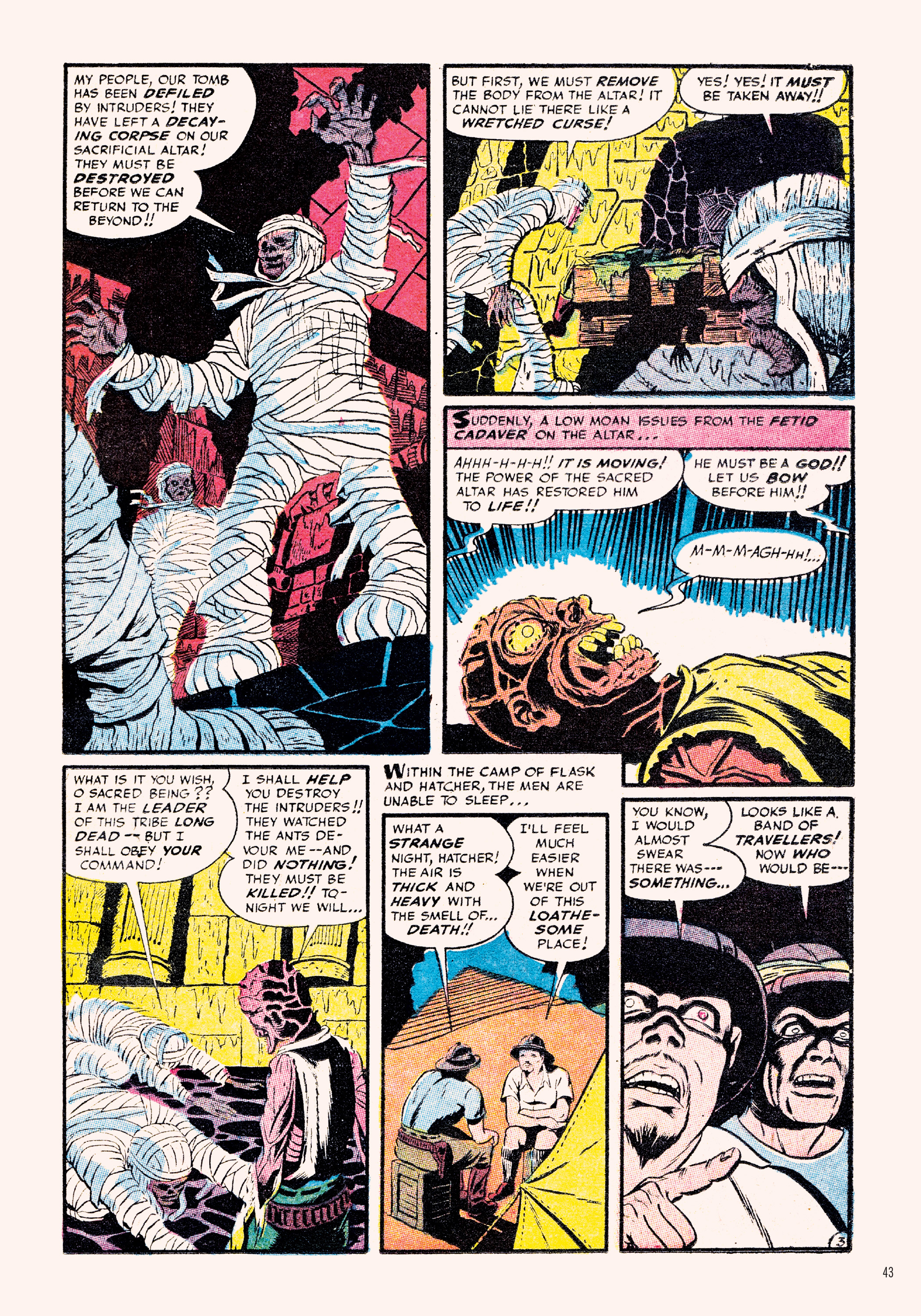 Read online Classic Monsters of Pre-Code Horror Comics: Mummies comic -  Issue # TPB - 43