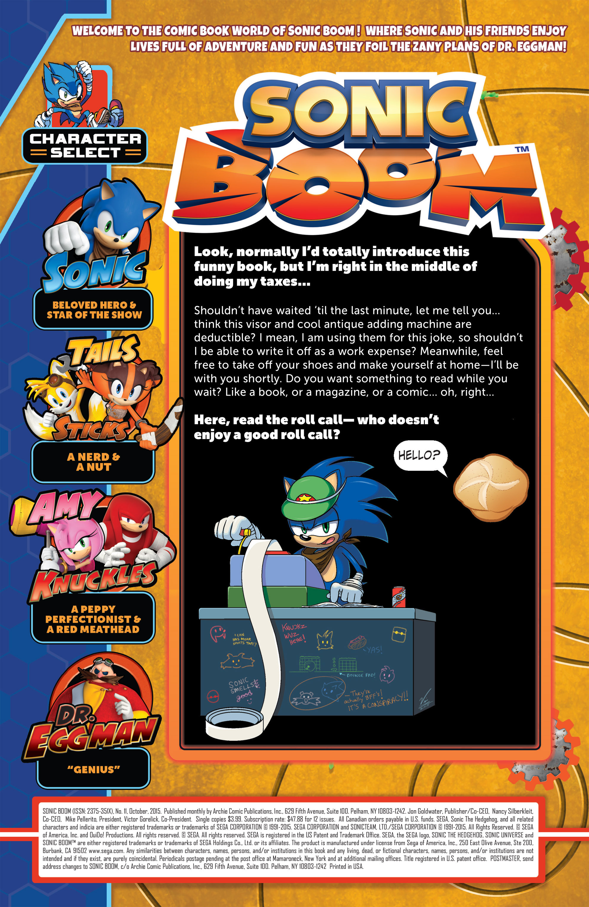 Read online Sonic Boom comic -  Issue #11 - 2